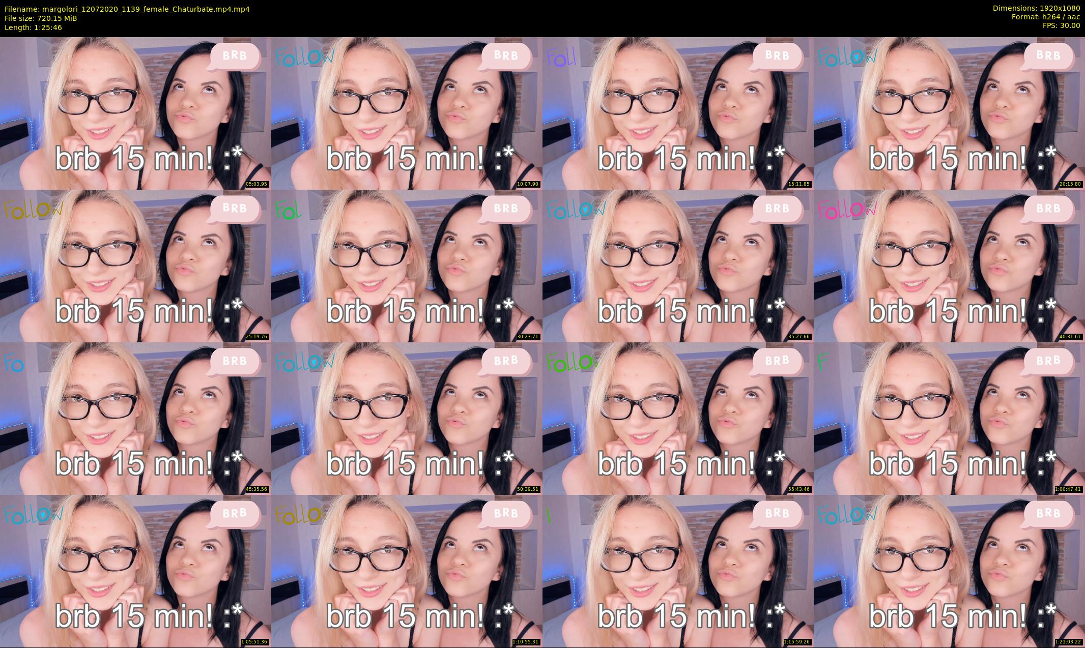 margolori — 86 minute Chaturbate couple cam show recording, 1080p, Jul 12, 2020
