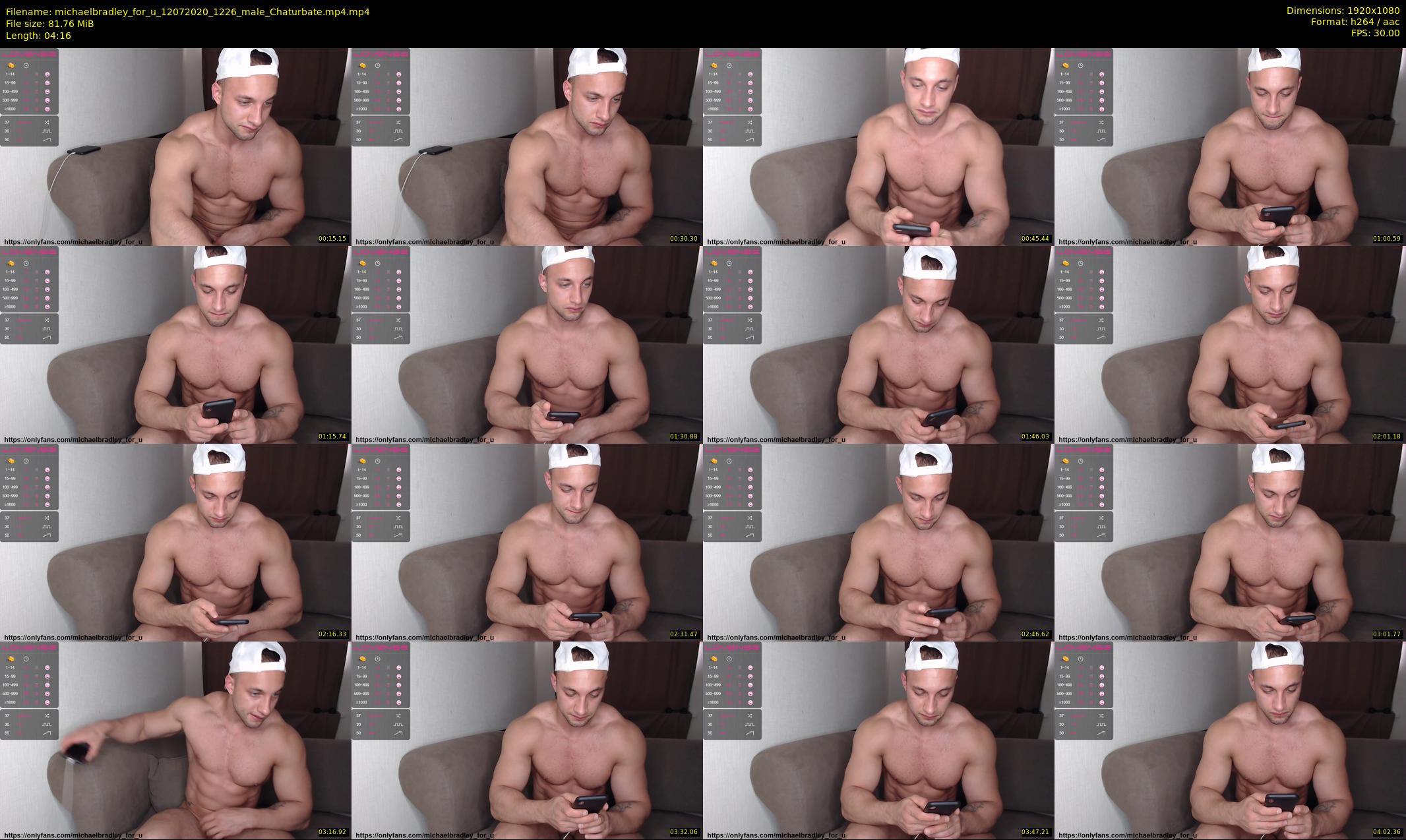 michaelbradley_for_u — 5 minute Chaturbate male cam show recording, 1080p, Jul 12, 2020