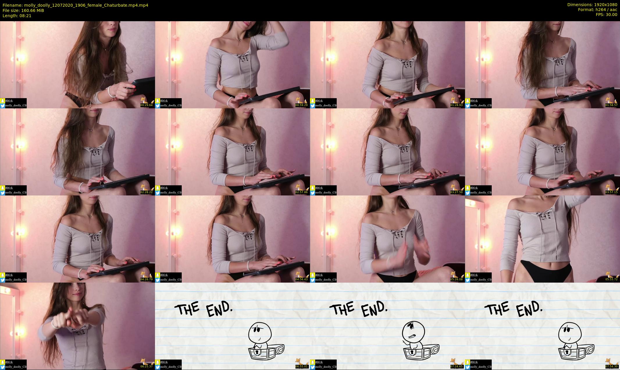 molly_doolly — 9 minute Chaturbate female cam show recording, 1080p, Jul 12, 2020