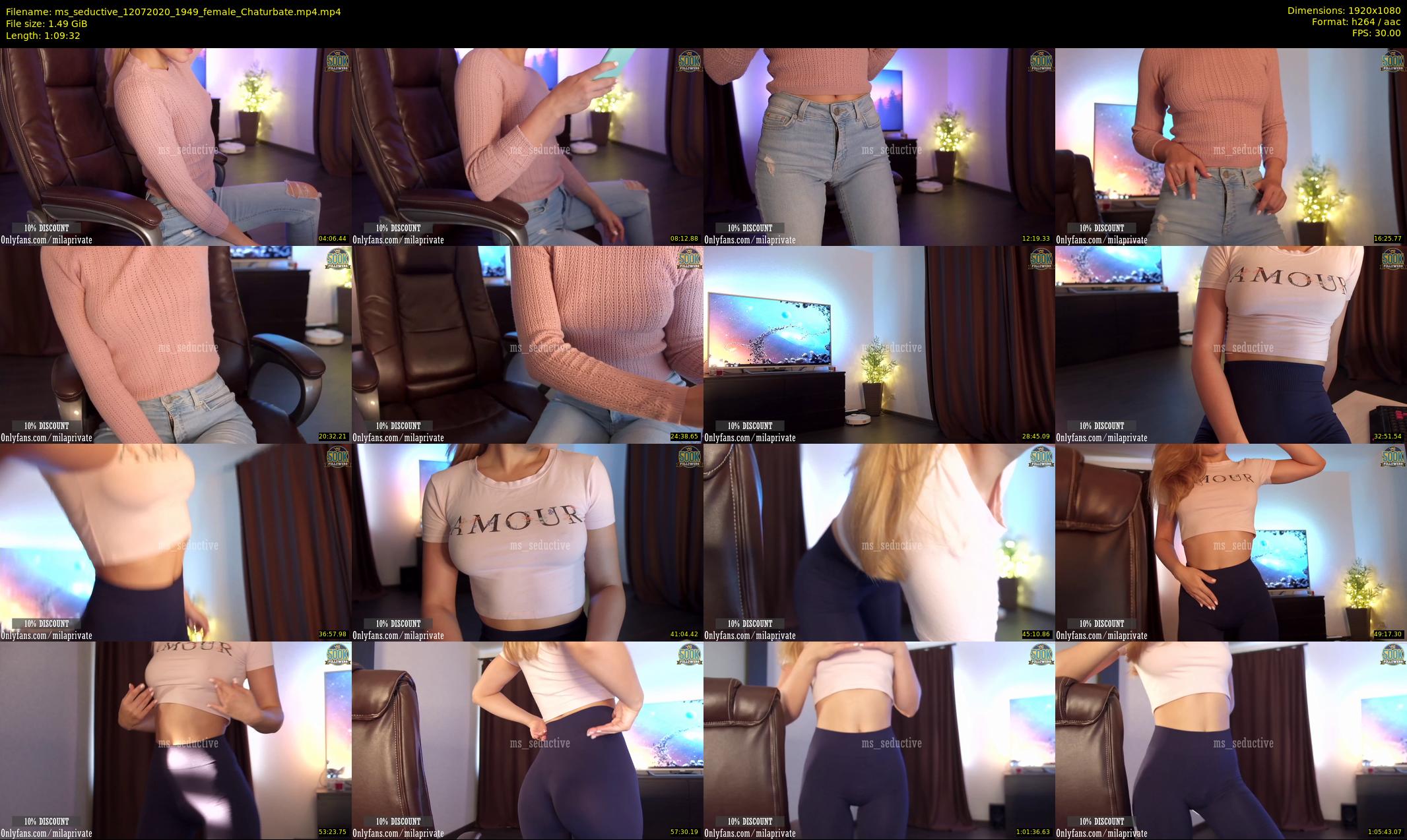 ms_seductive — 70 minute Chaturbate female cam show recording, 1080p, Jul 12, 2020