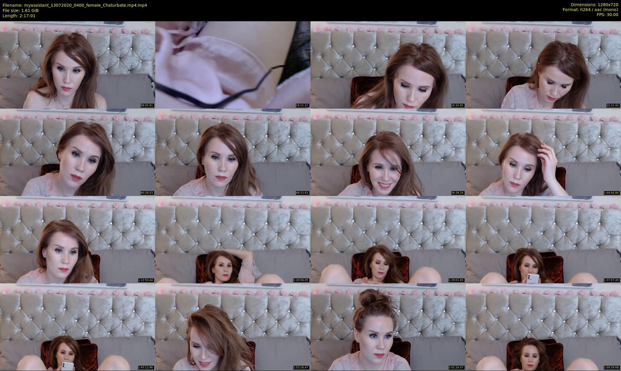 myassistant — 138 minute Chaturbate female cam show recording, 720p, Jul 13, 2020