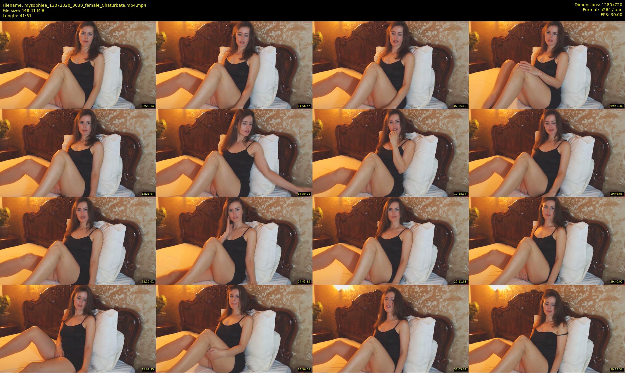 mysophiee — 42 minute Chaturbate female cam show recording, 720p, Jul 13, 2020