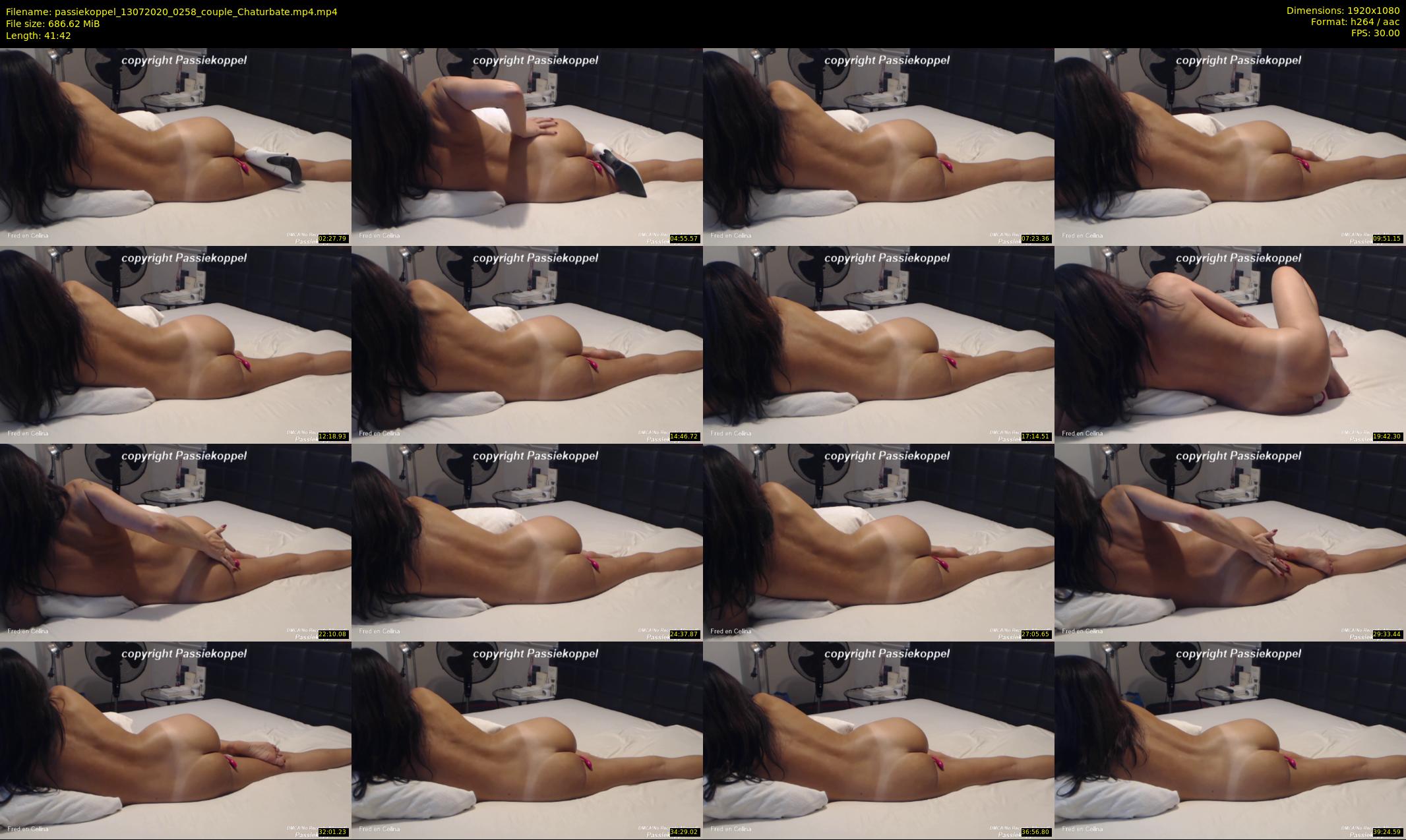 passiekoppel — 42 minute Chaturbate couple cam show recording, 1080p, Jul 13, 2020