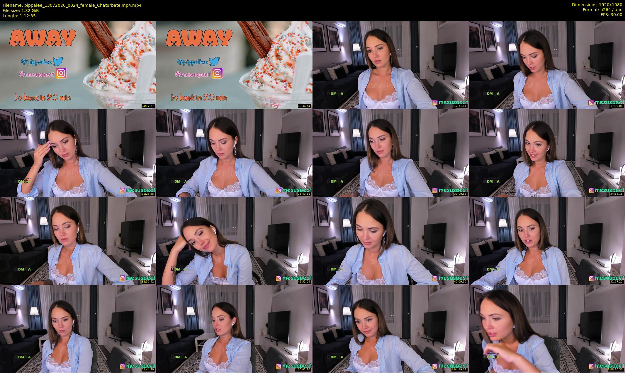 pippalee — 73 minute Chaturbate female cam show recording, 1080p, Jul 13, 2020