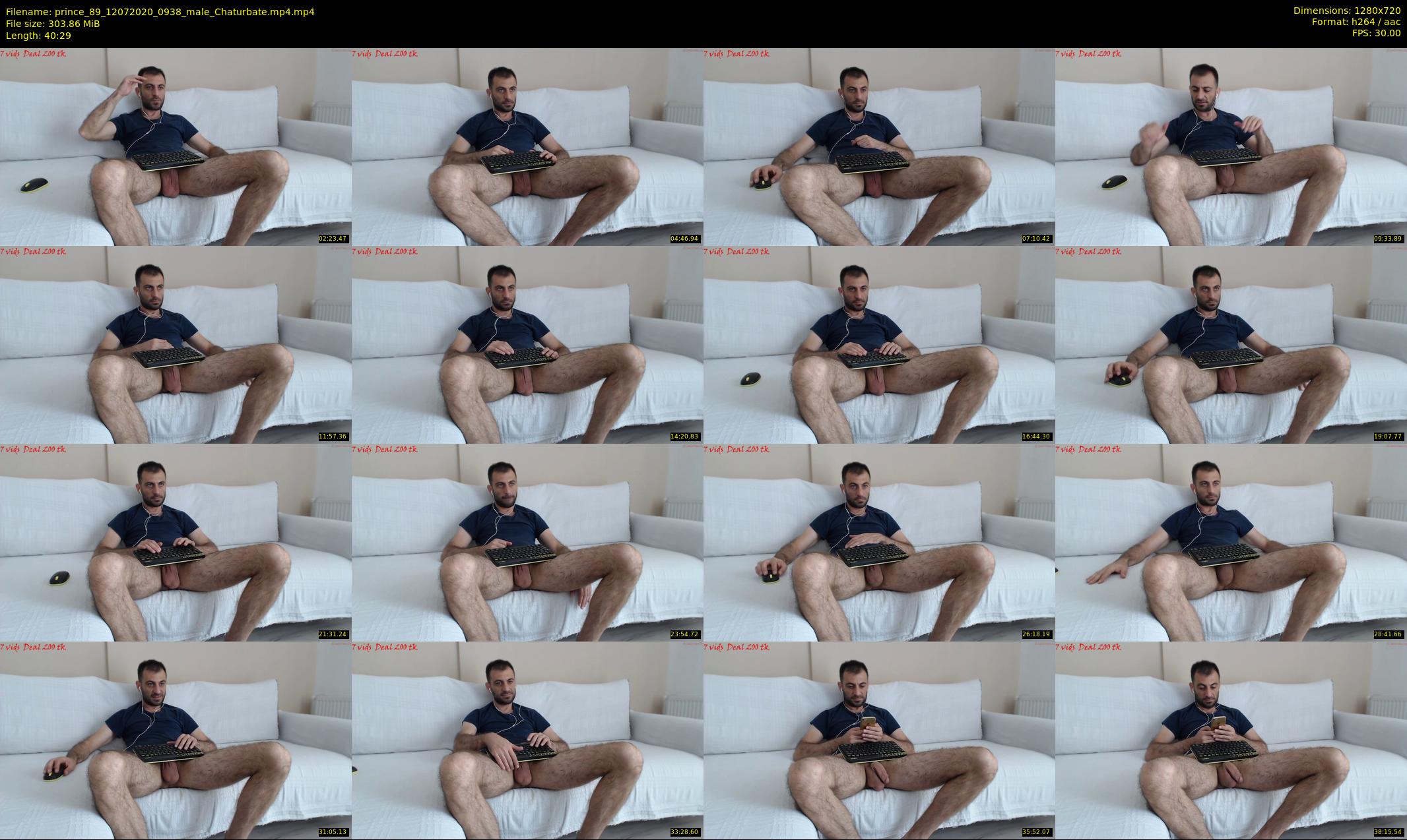 prince_89 — 41 minute Chaturbate male cam show recording, 720p, Jul 12, 2020