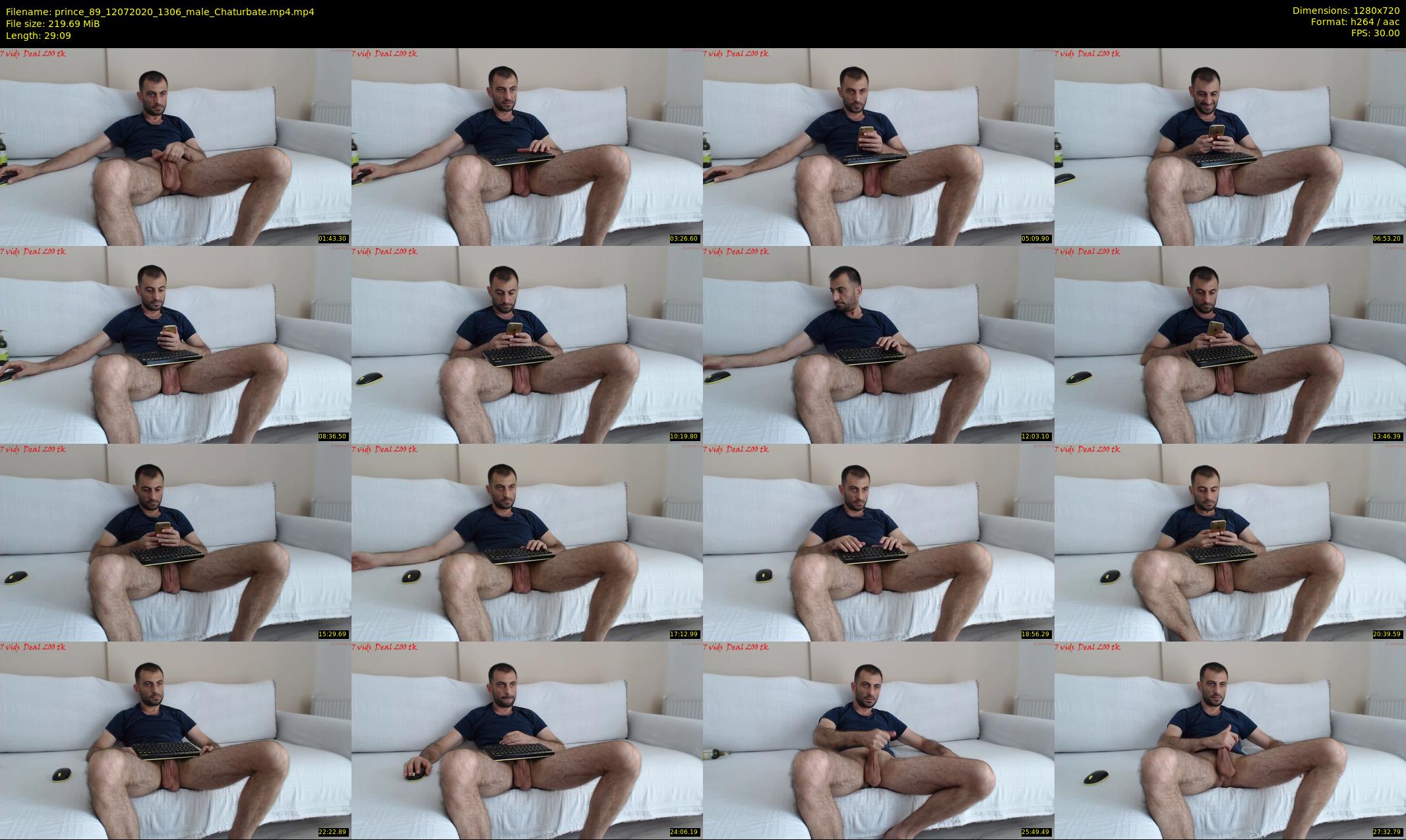 prince_89 — 30 minute Chaturbate male cam show recording, 720p, Jul 12, 2020