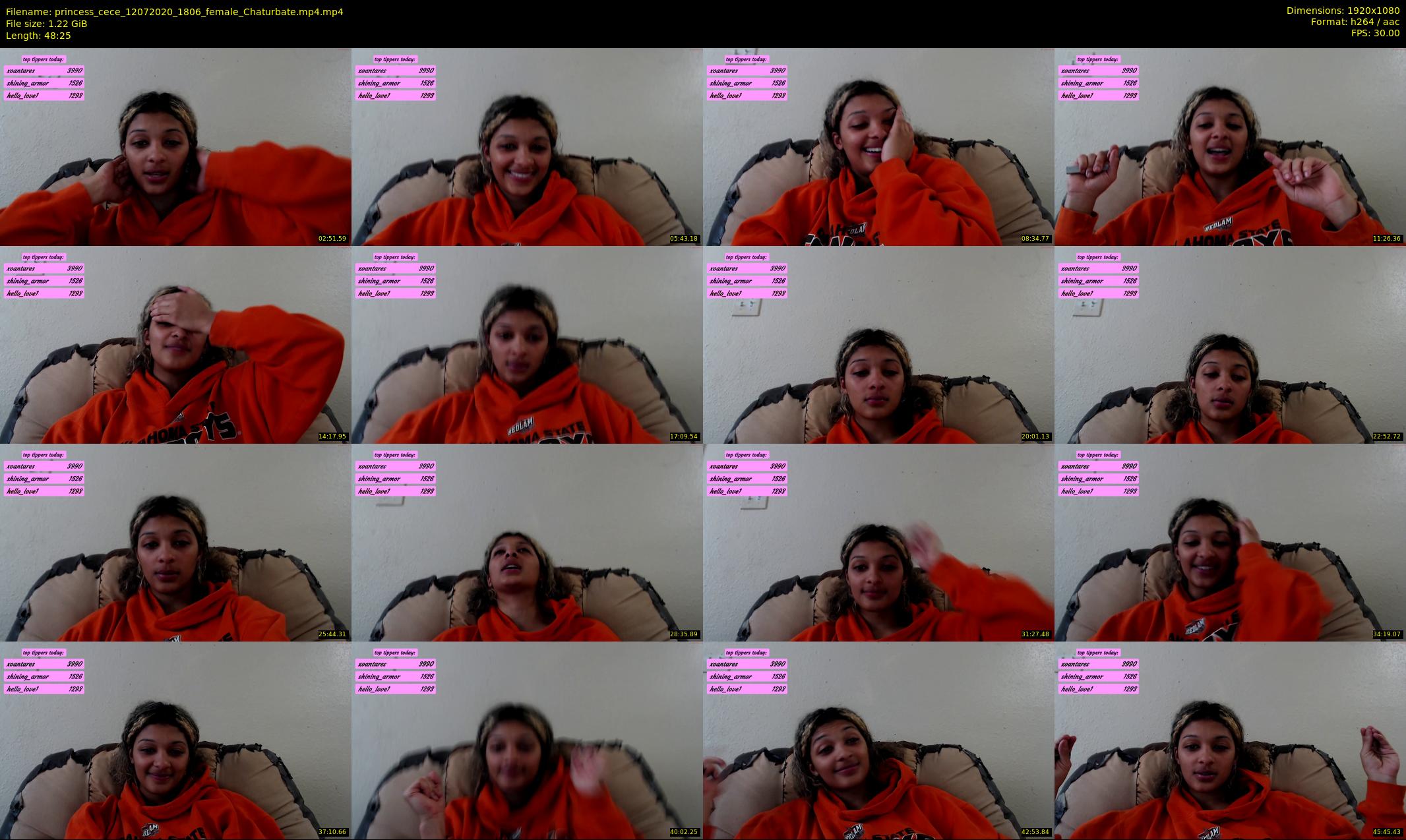 princess_cece — 49 minute Chaturbate female cam show recording, 1080p, Jul 12, 2020