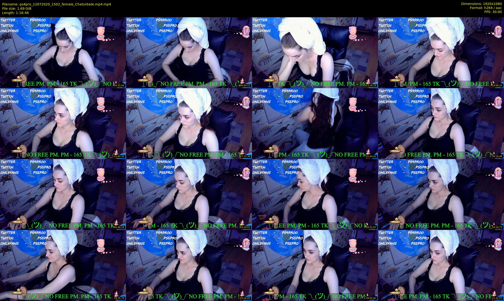 ps4pro — 77 minute Chaturbate female cam show recording, 1080p, Jul 12, 2020