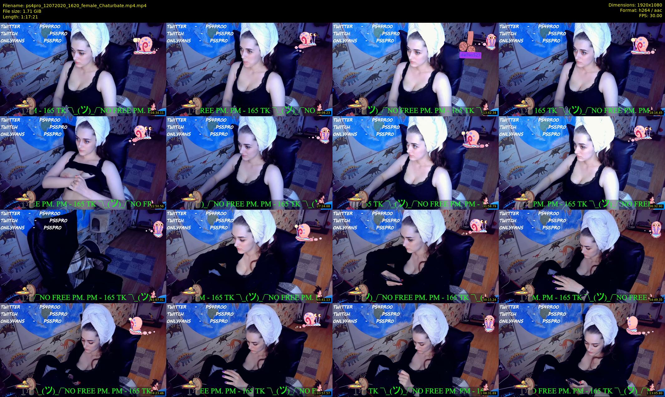 ps4pro — 78 minute Chaturbate female cam show recording, 1080p, Jul 12, 2020