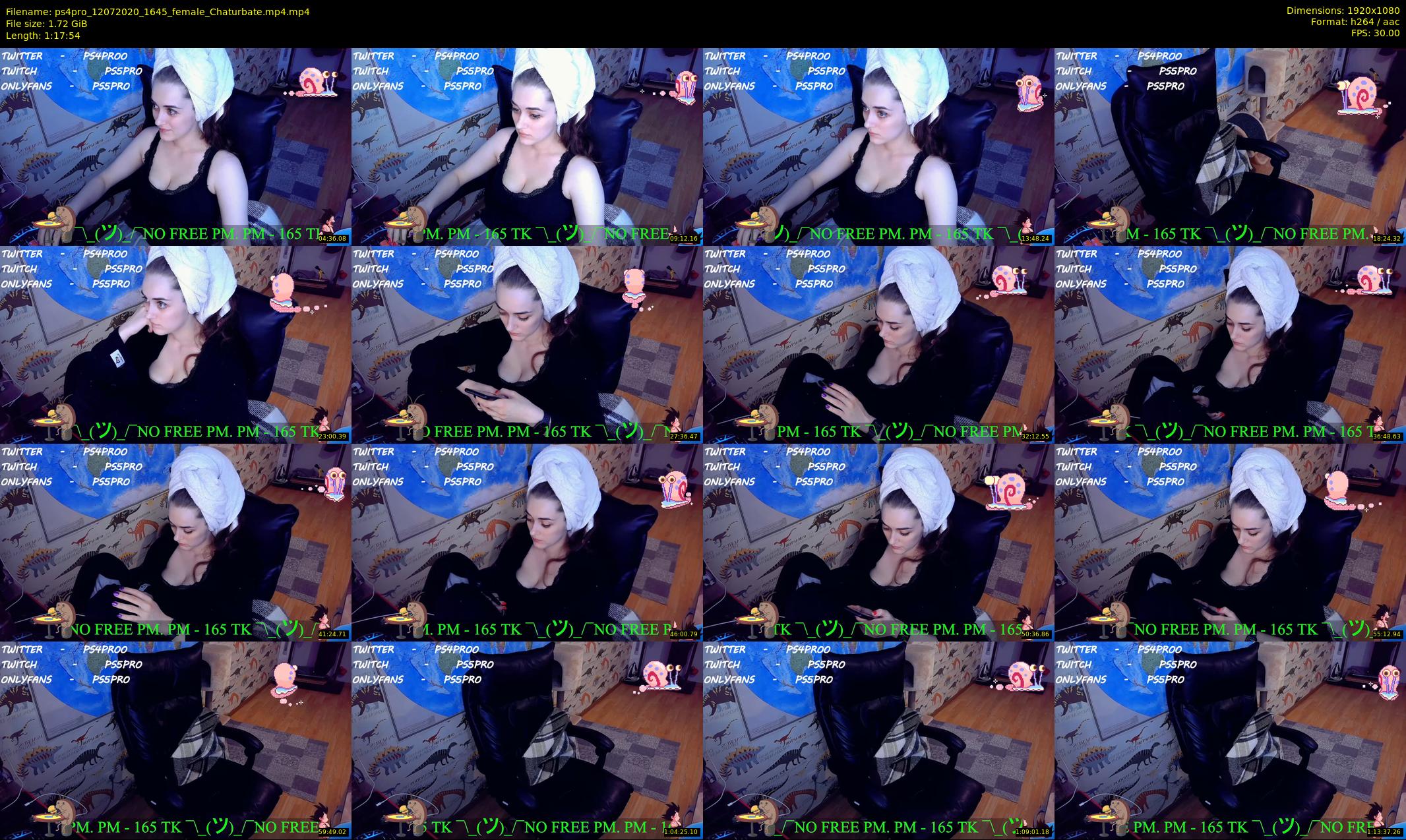 ps4pro — 78 minute Chaturbate female cam show recording, 1080p, Jul 12, 2020