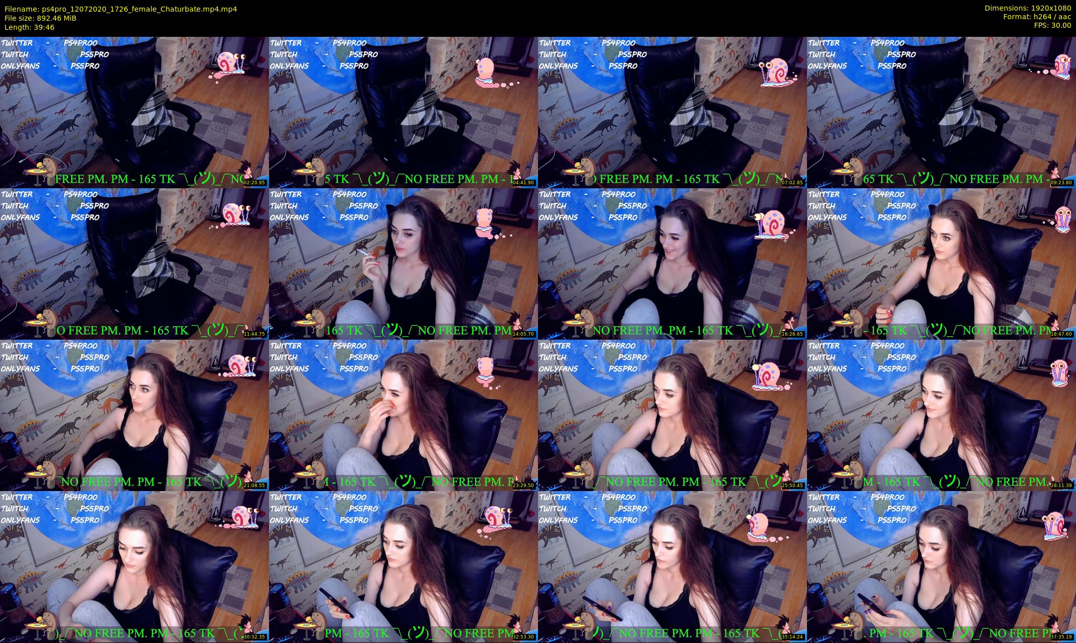 ps4pro — 40 minute Chaturbate female cam show recording, 1080p, Jul 12, 2020