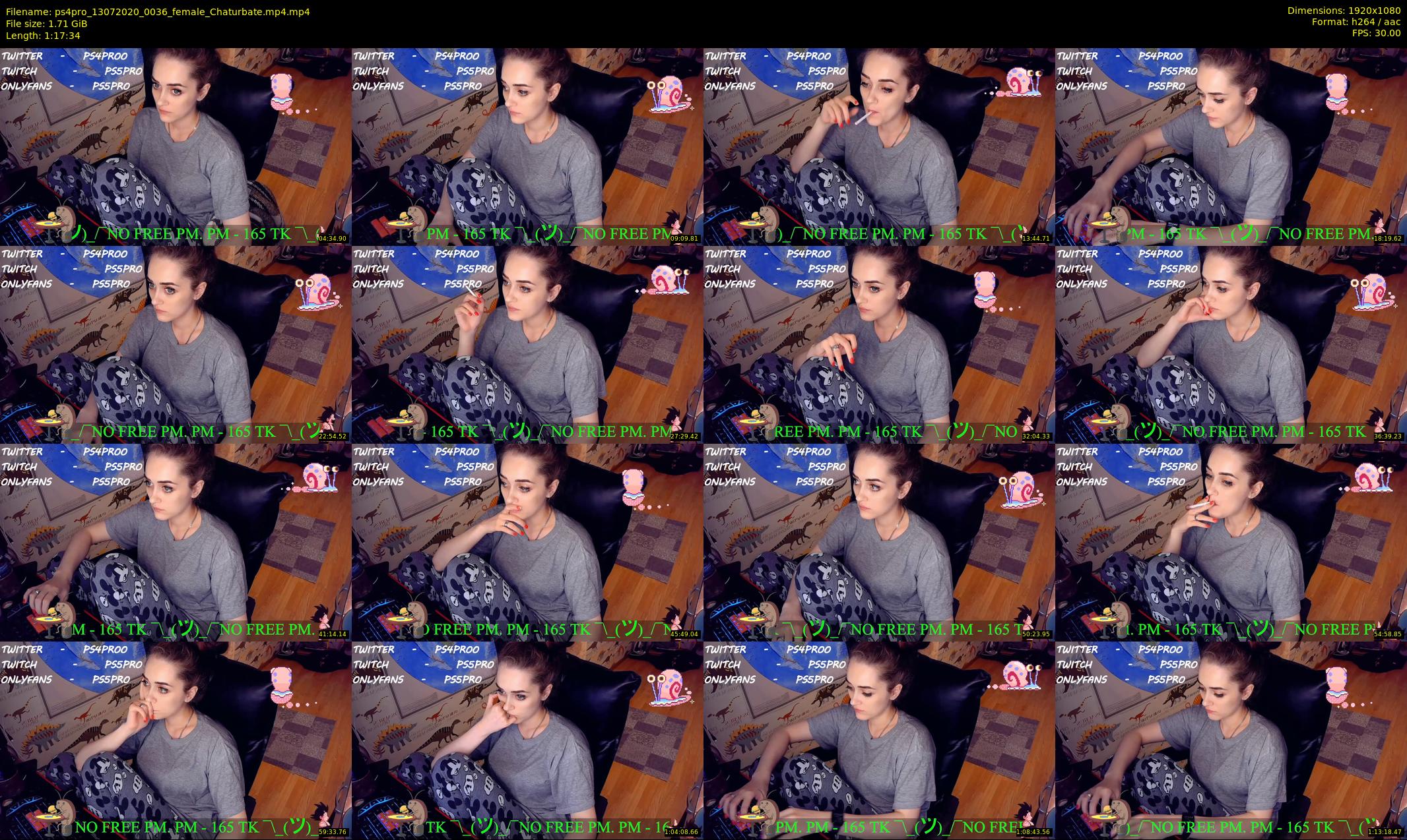 ps4pro — 78 minute Chaturbate female cam show recording, 1080p, Jul 13, 2020