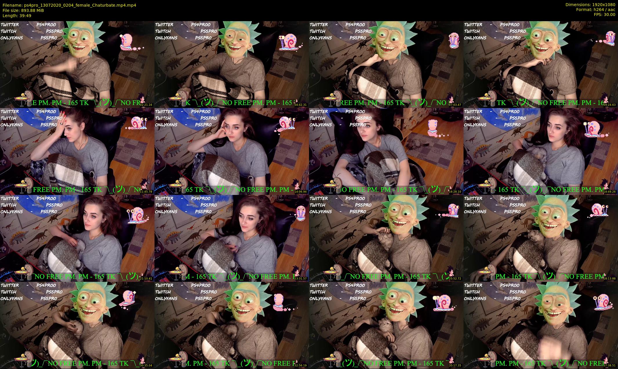 ps4pro — 40 minute Chaturbate female cam show recording, 1080p, Jul 13, 2020