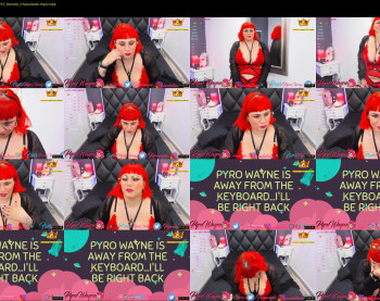 pyrowayne — 32 minute Chaturbate female cam show recording, 720p, Jul 12, 2020