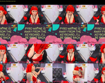 pyrowayne — 54 minute Chaturbate female cam show recording, 720p, Jul 13, 2020