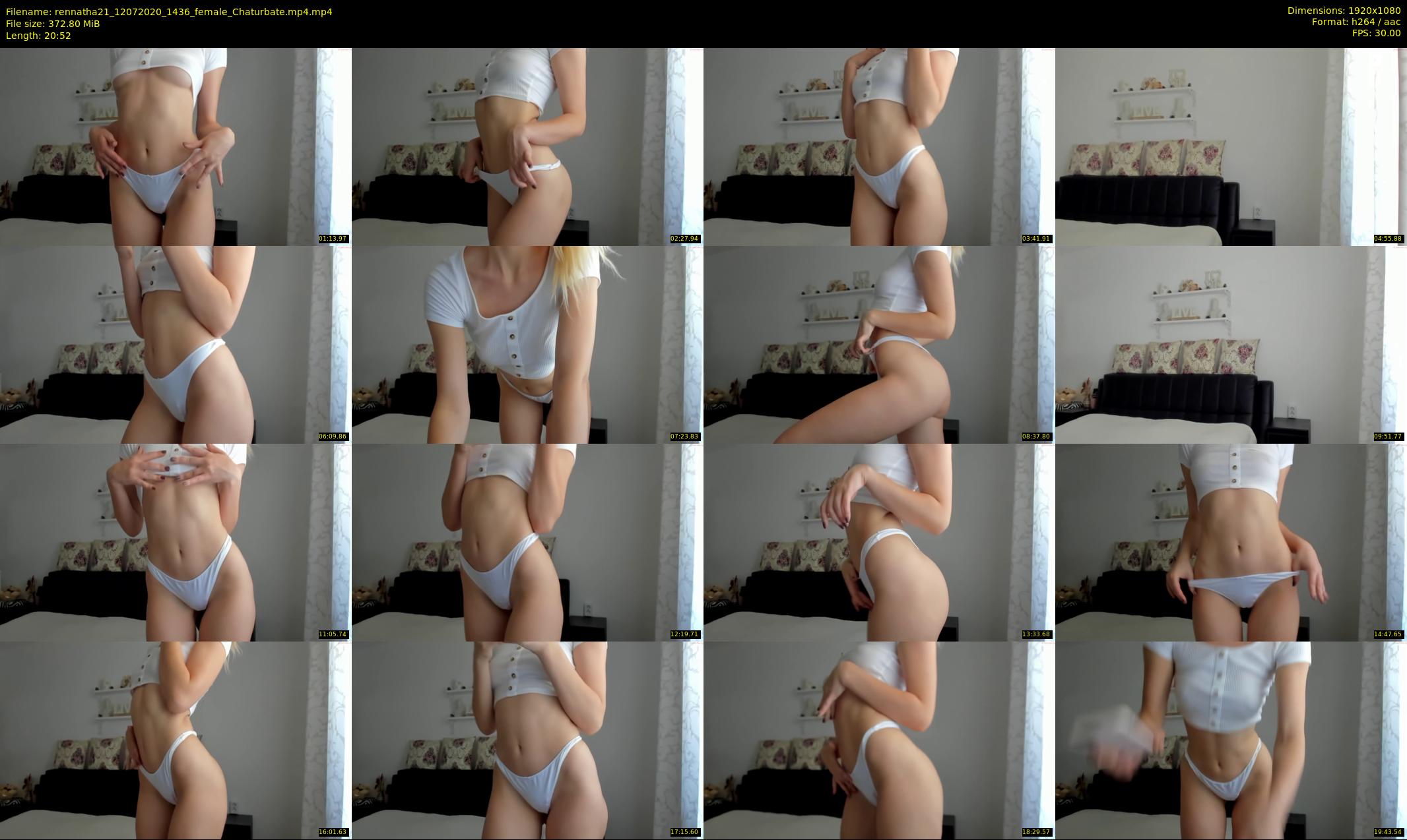 rennatha21 — 21 minute Chaturbate female cam show recording, 1080p, Jul 12, 2020