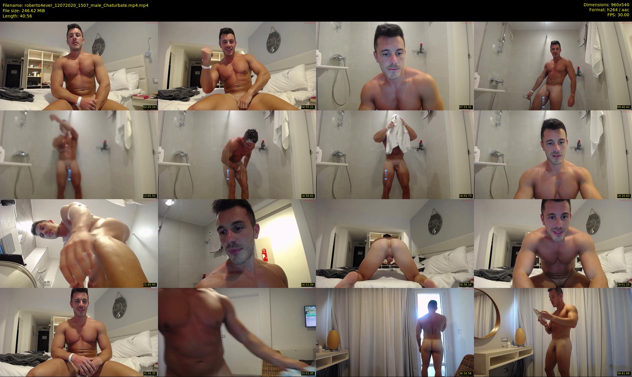 roberto4ever — 41 minute Chaturbate male cam show recording, 480p, Jul 12, 2020