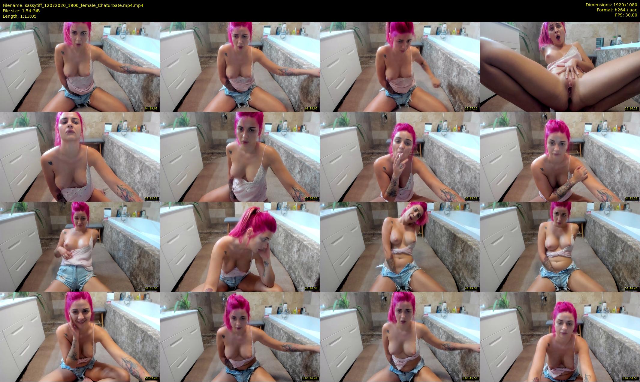sassytiff — 74 minute Chaturbate couple cam show recording, 1080p, Jul 12, 2020