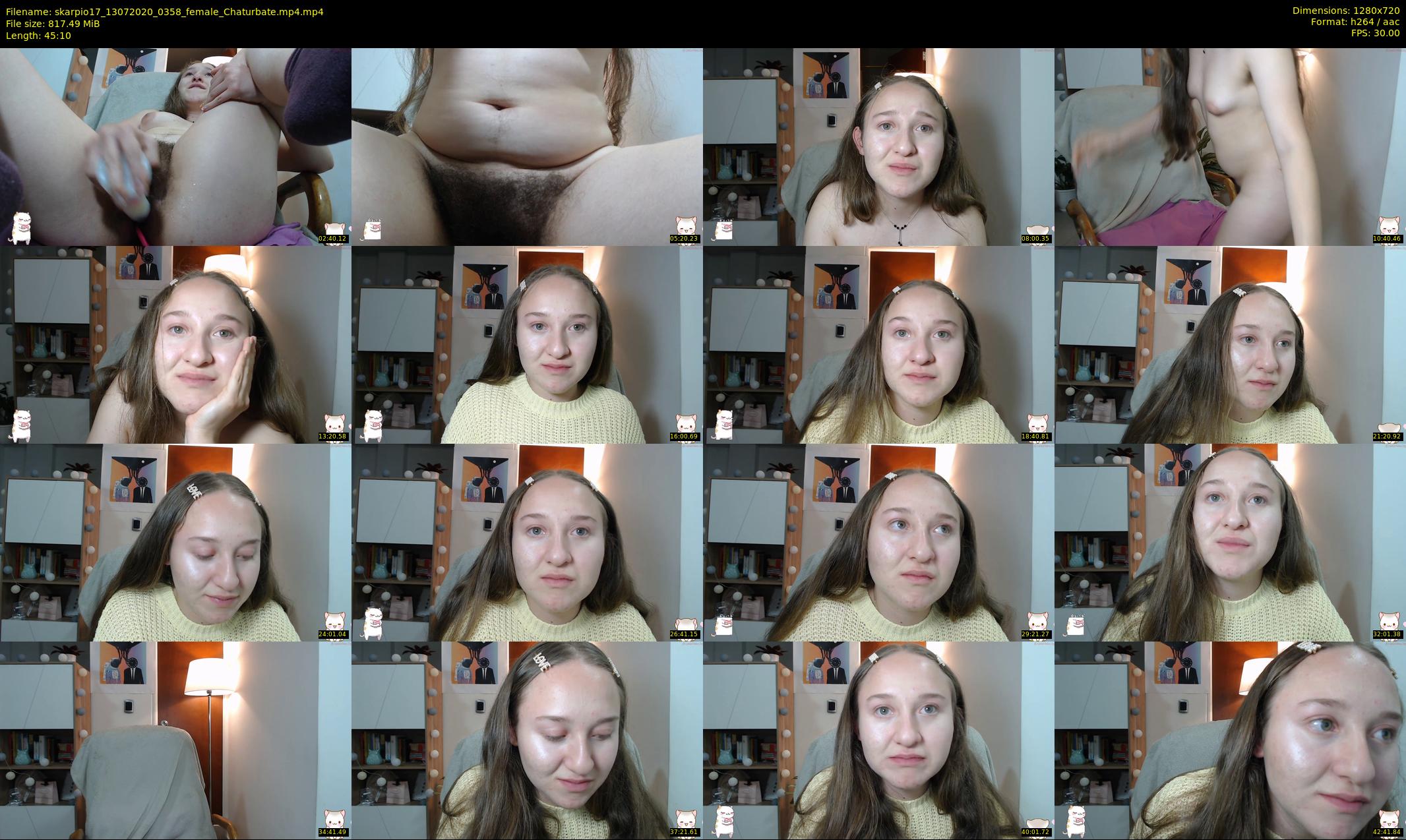 skarpio17 — 46 minute Chaturbate female cam show recording, 720p, Jul 13, 2020