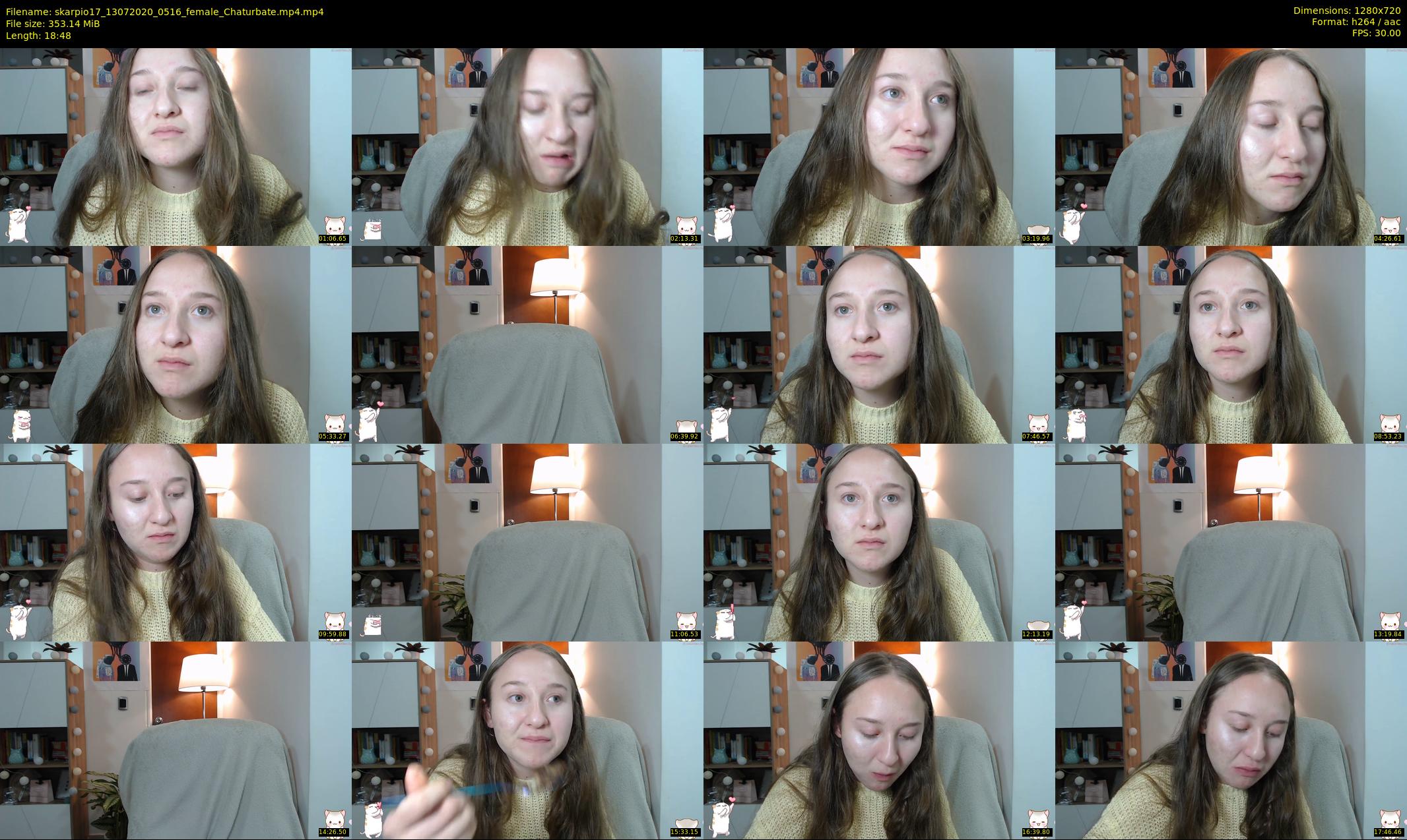 skarpio17 — 19 minute Chaturbate female cam show recording, 720p, Jul 13, 2020
