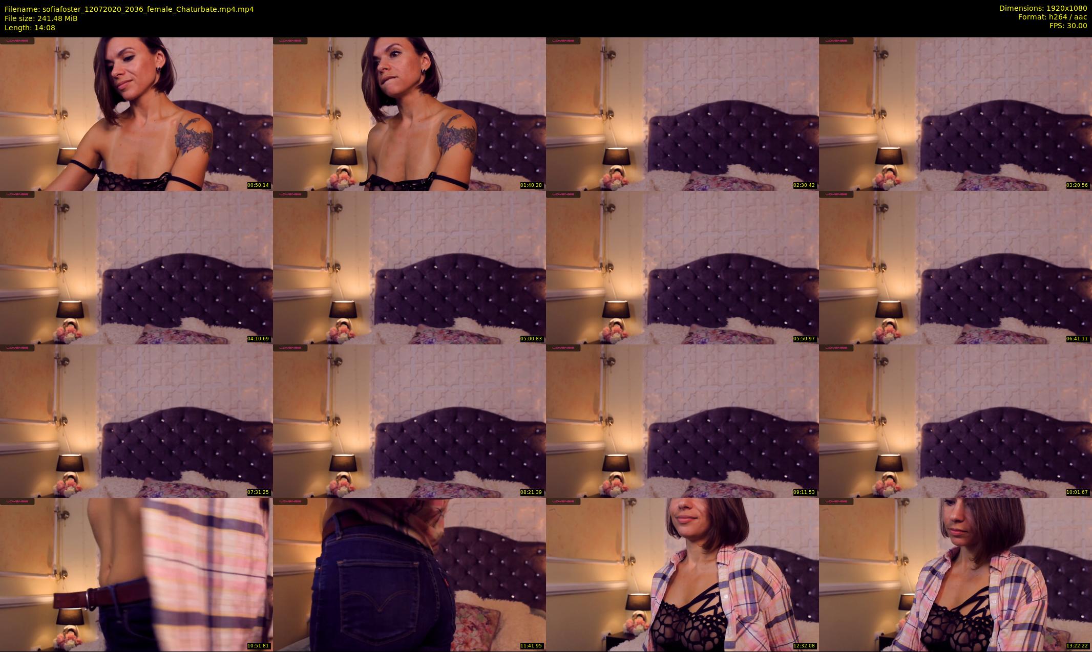 sofiafoster — 15 minute Chaturbate female cam show recording, 1080p, Jul 12, 2020