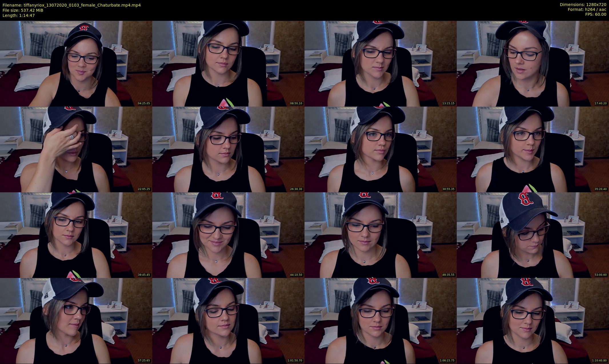 tiffanyriox — 75 minute Chaturbate female cam show recording, 720p, Jul 13, 2020