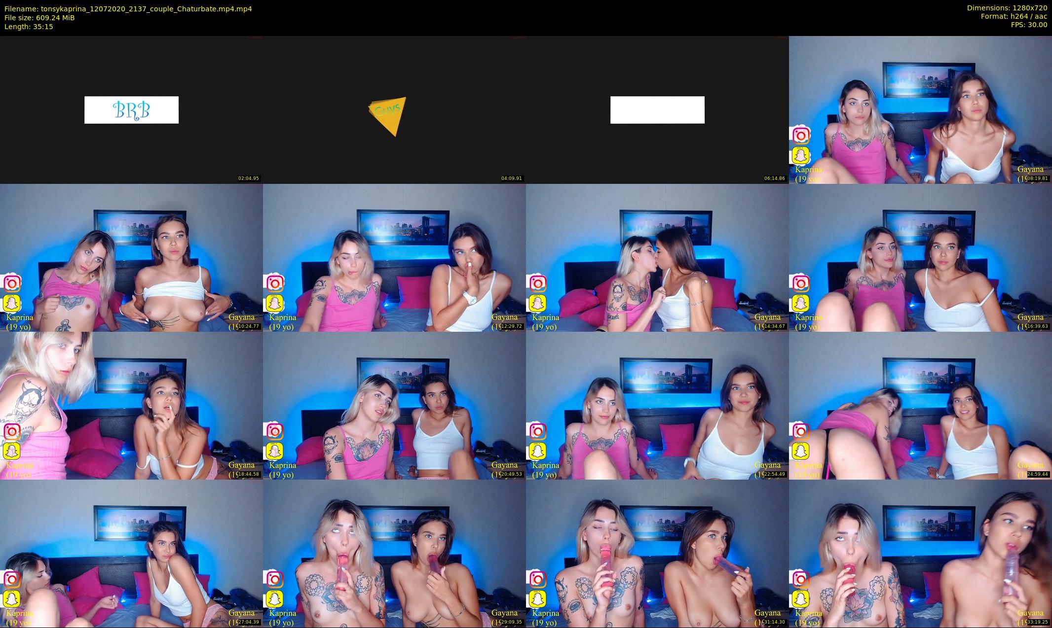 tonsykaprina — 36 minute Chaturbate couple cam show recording, 720p, Jul 12, 2020
