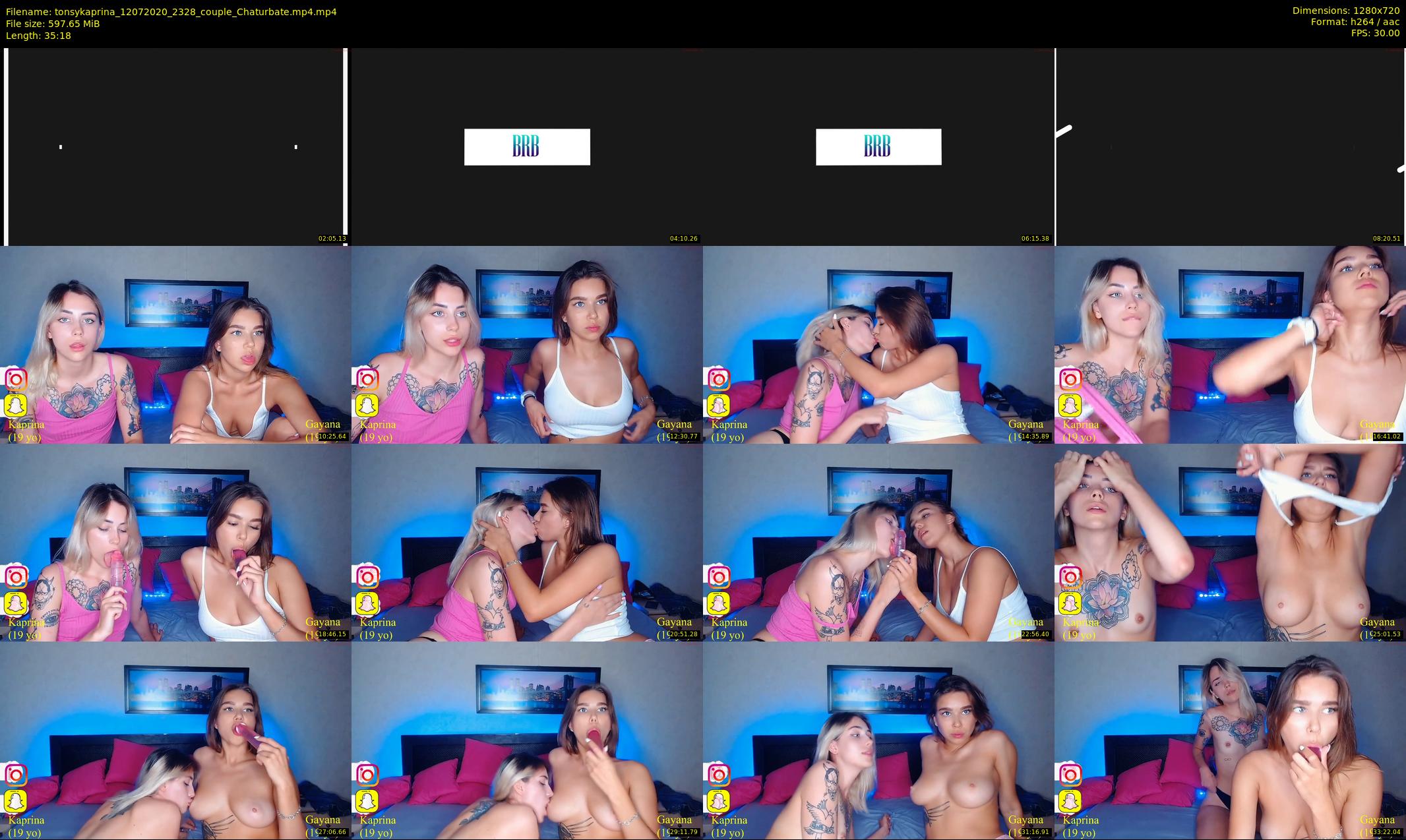 tonsykaprina — 36 minute Chaturbate couple cam show recording, 720p, Jul 12, 2020