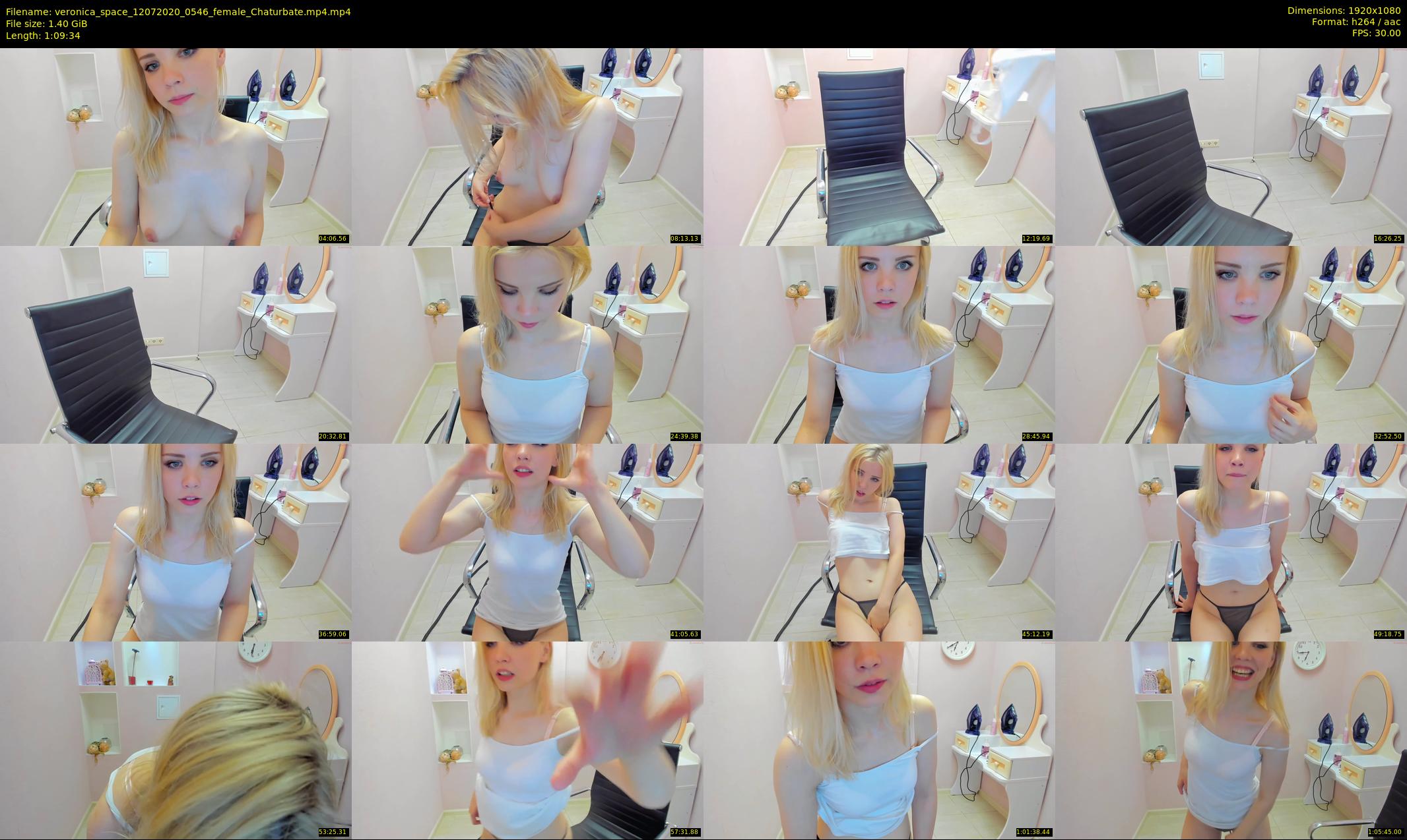 veronica_space — 70 minute Chaturbate female cam show recording, 1080p, Jul 12, 2020