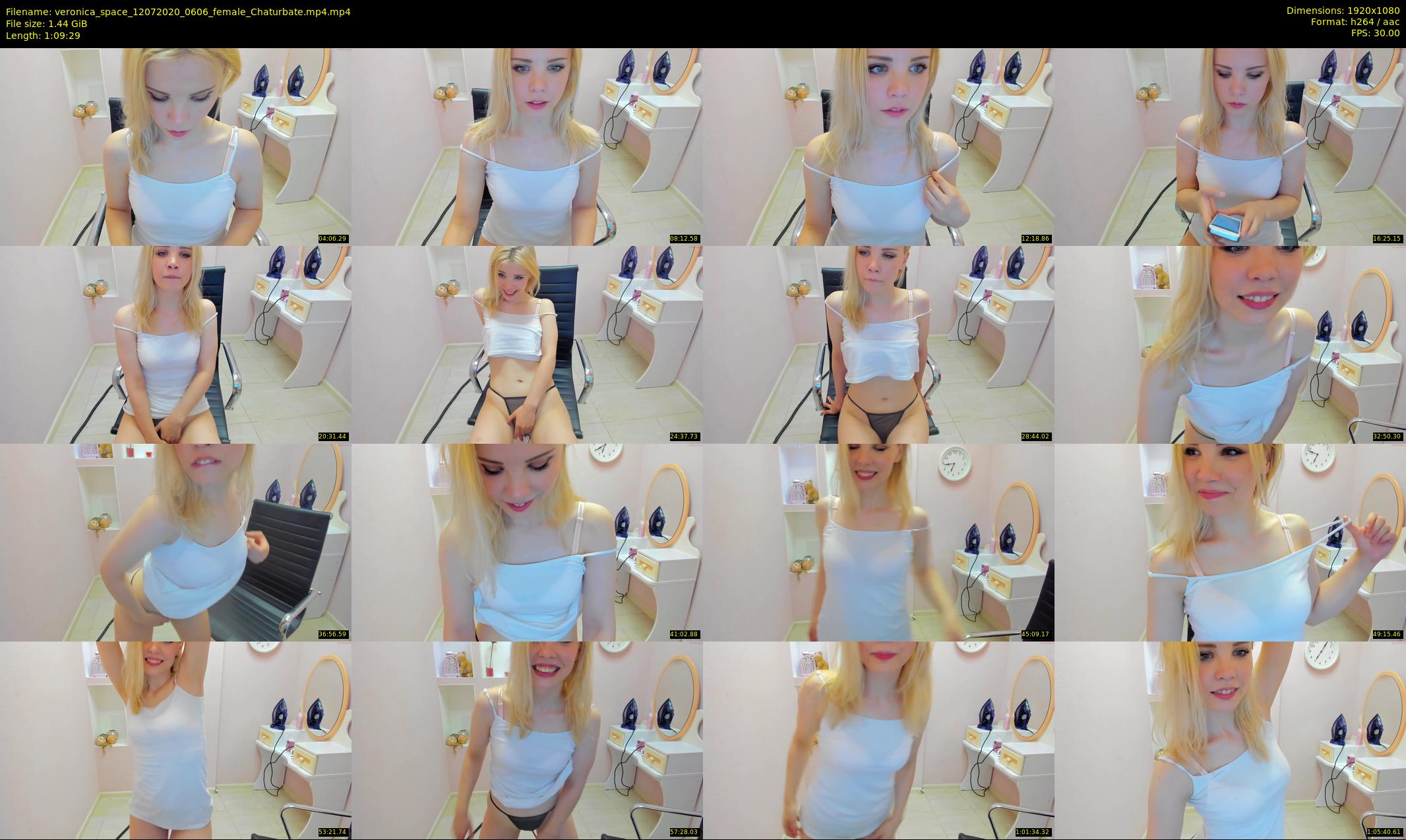 veronica_space — 70 minute Chaturbate female cam show recording, 1080p, Jul 12, 2020