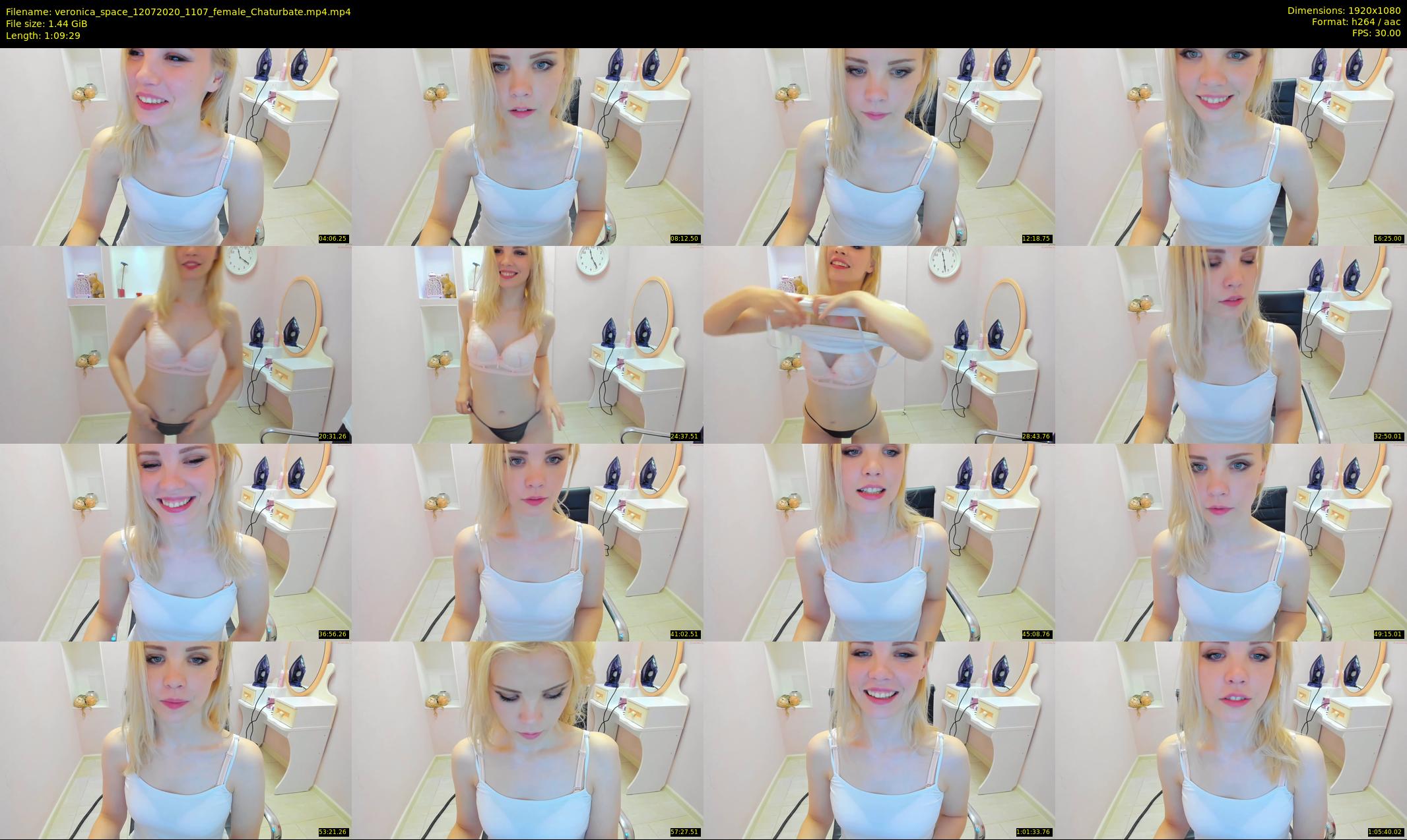 veronica_space — 70 minute Chaturbate female cam show recording, 1080p, Jul 12, 2020