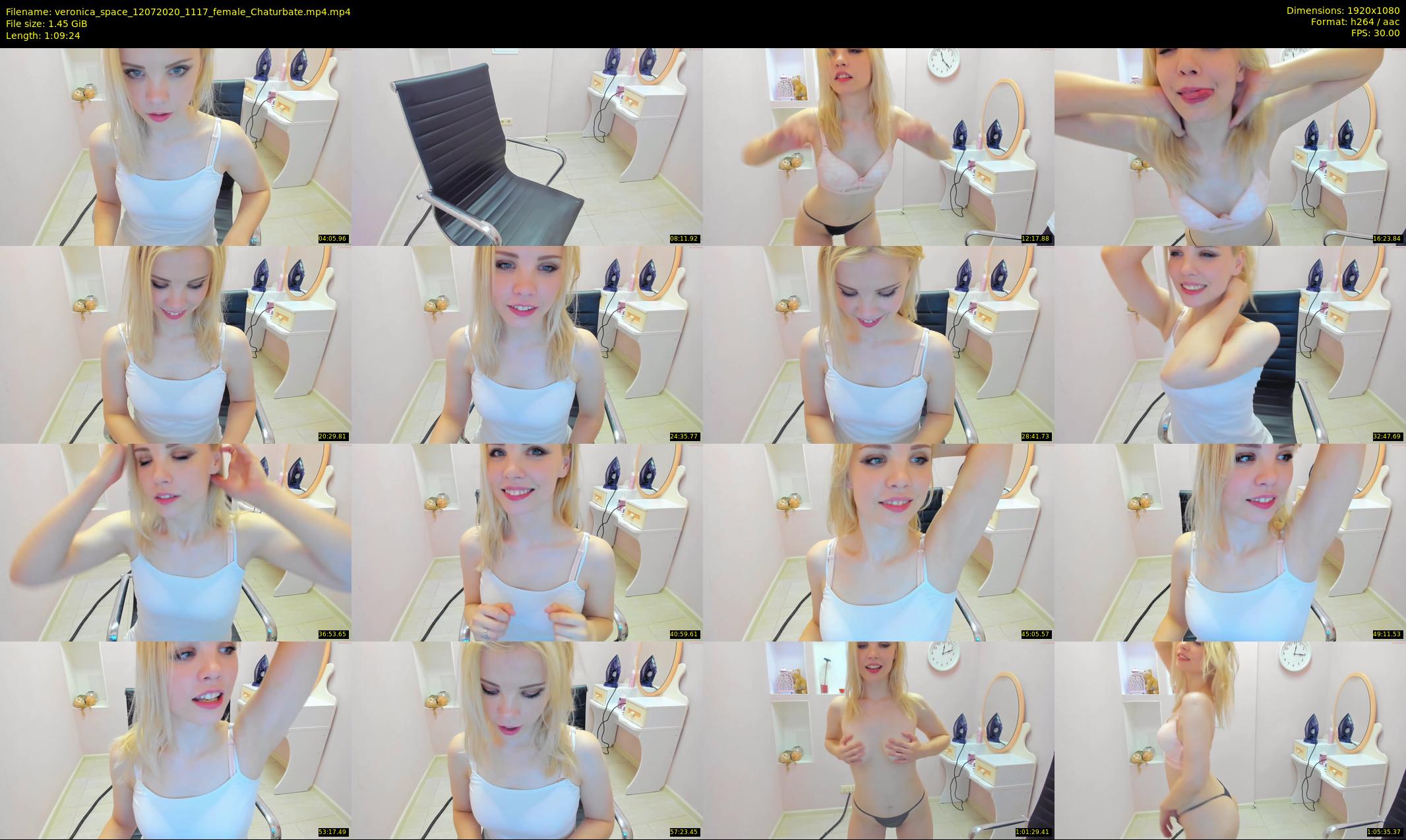 veronica_space — 70 minute Chaturbate female cam show recording, 1080p, Jul 12, 2020