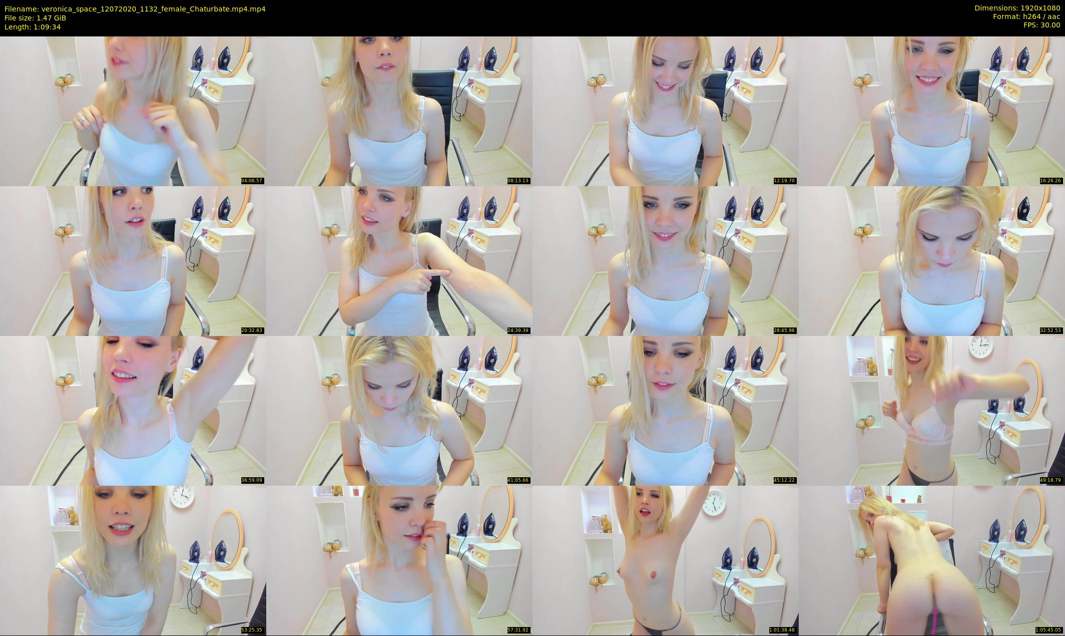 veronica_space — 70 minute Chaturbate female cam show recording, 1080p, Jul 12, 2020