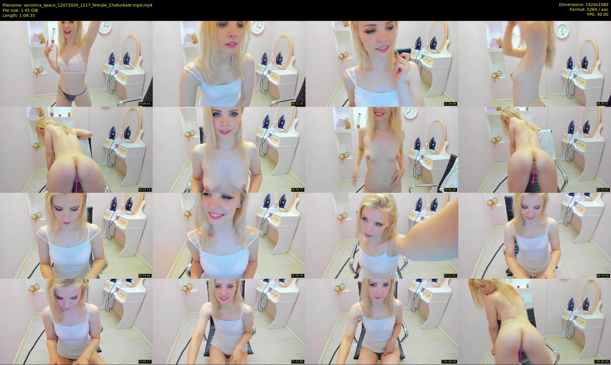 veronica_space — 70 minute Chaturbate female cam show recording, 1080p, Jul 12, 2020