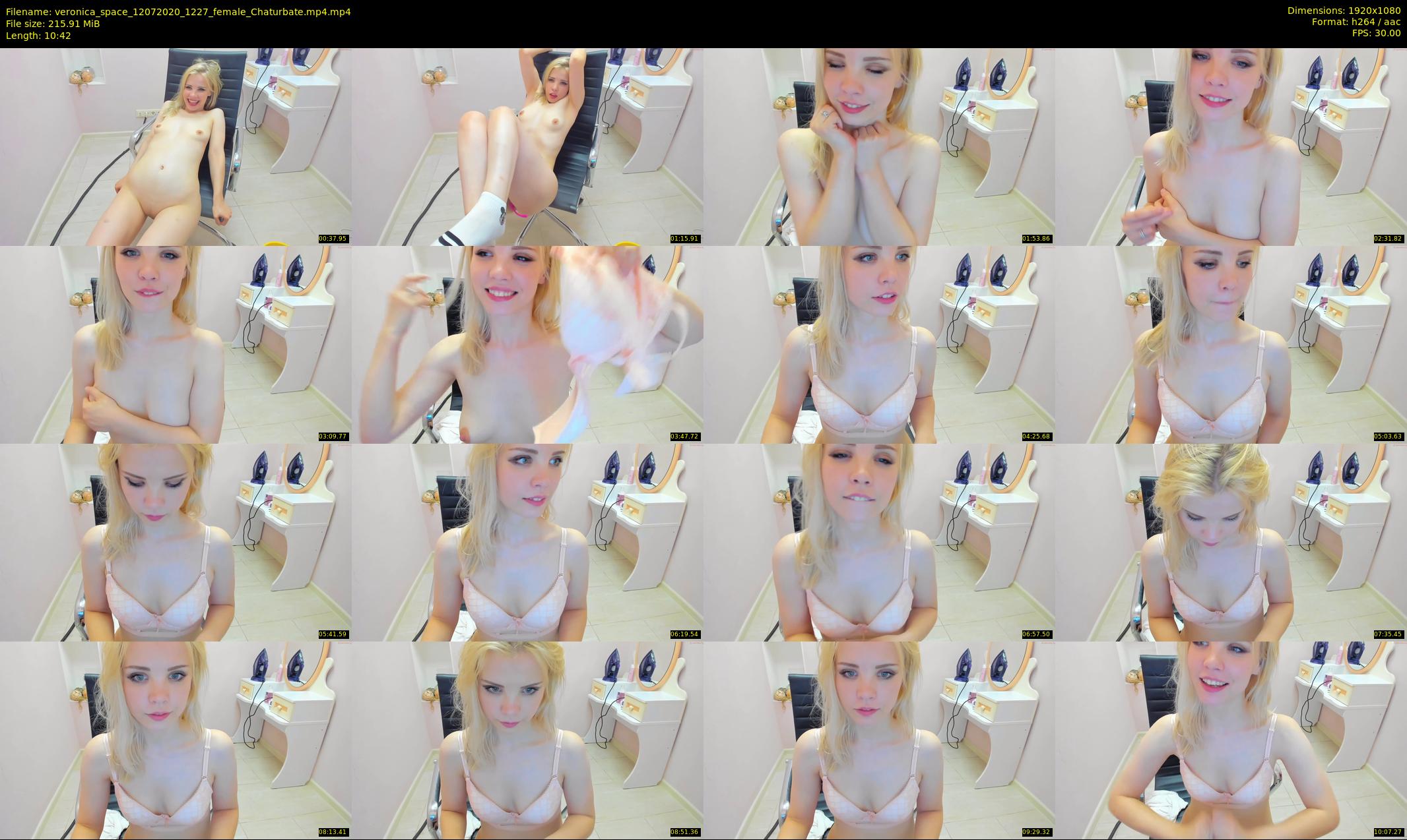 veronica_space — 11 minute Chaturbate female cam show recording, 1080p, Jul 12, 2020