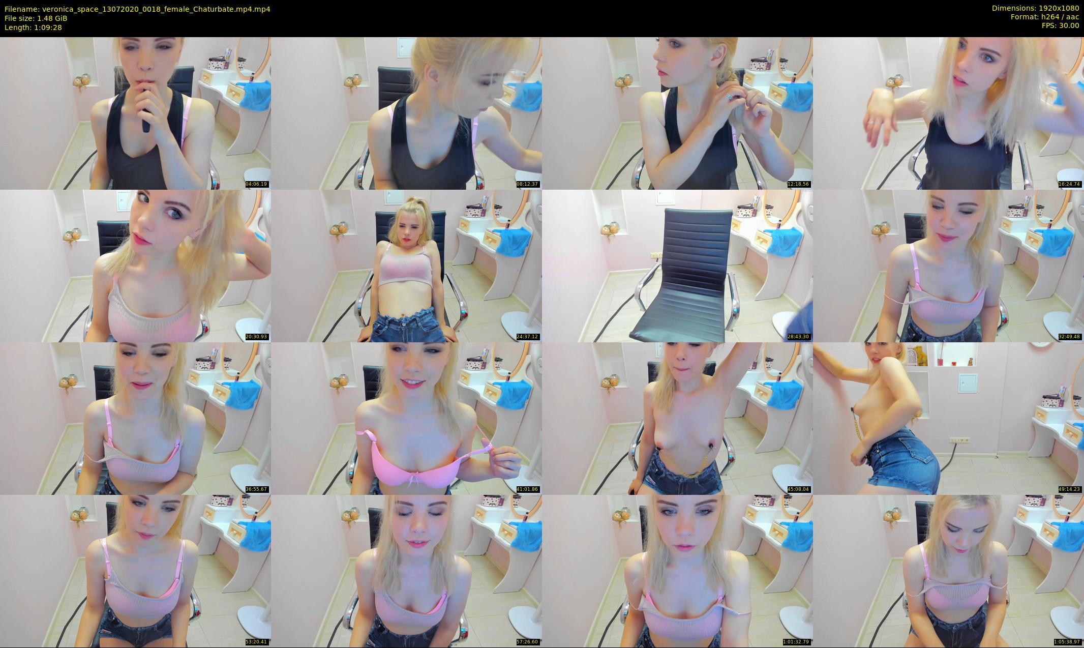 veronica_space — 70 minute Chaturbate female cam show recording, 1080p, Jul 13, 2020