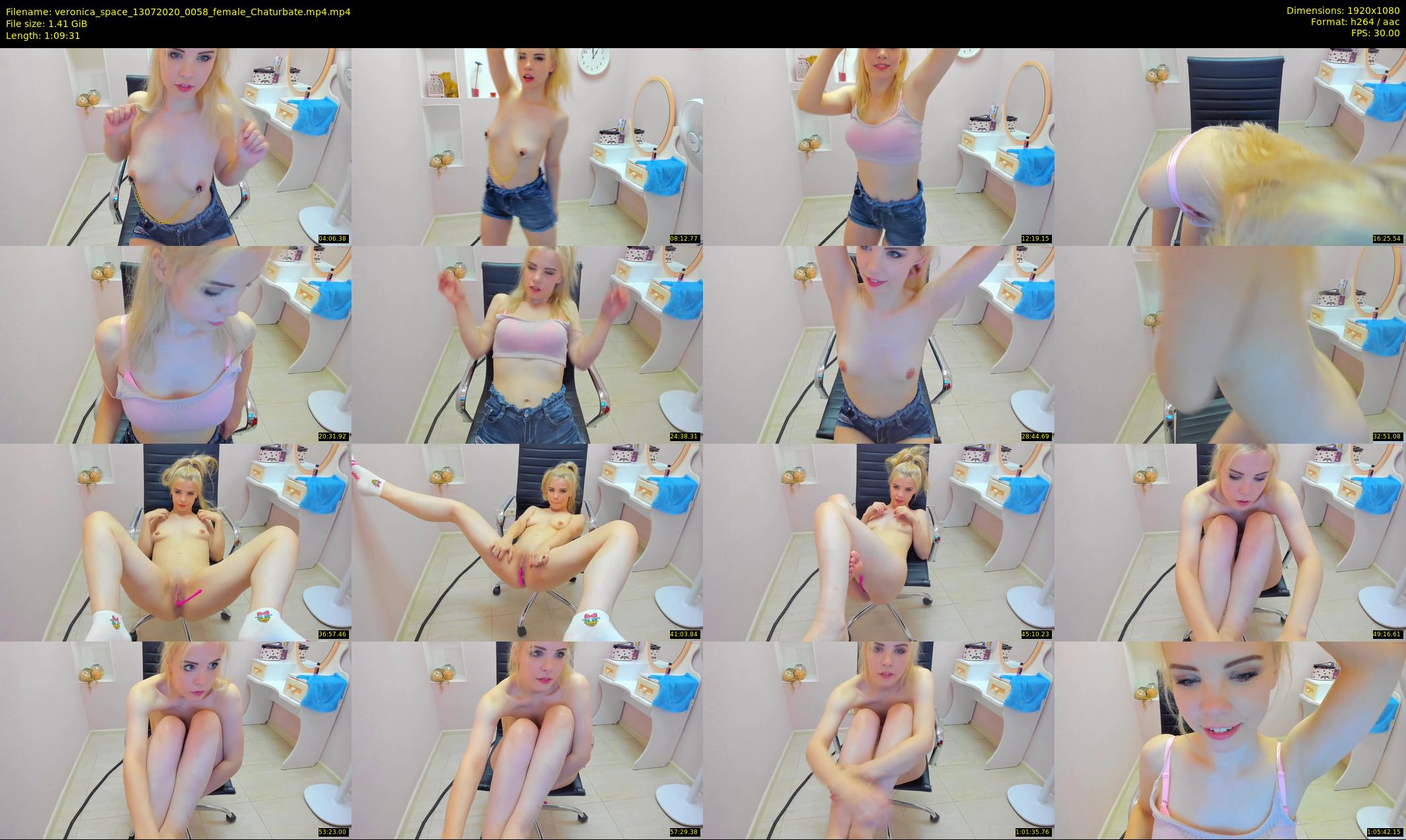 veronica_space — 70 minute Chaturbate female cam show recording, 1080p, Jul 13, 2020
