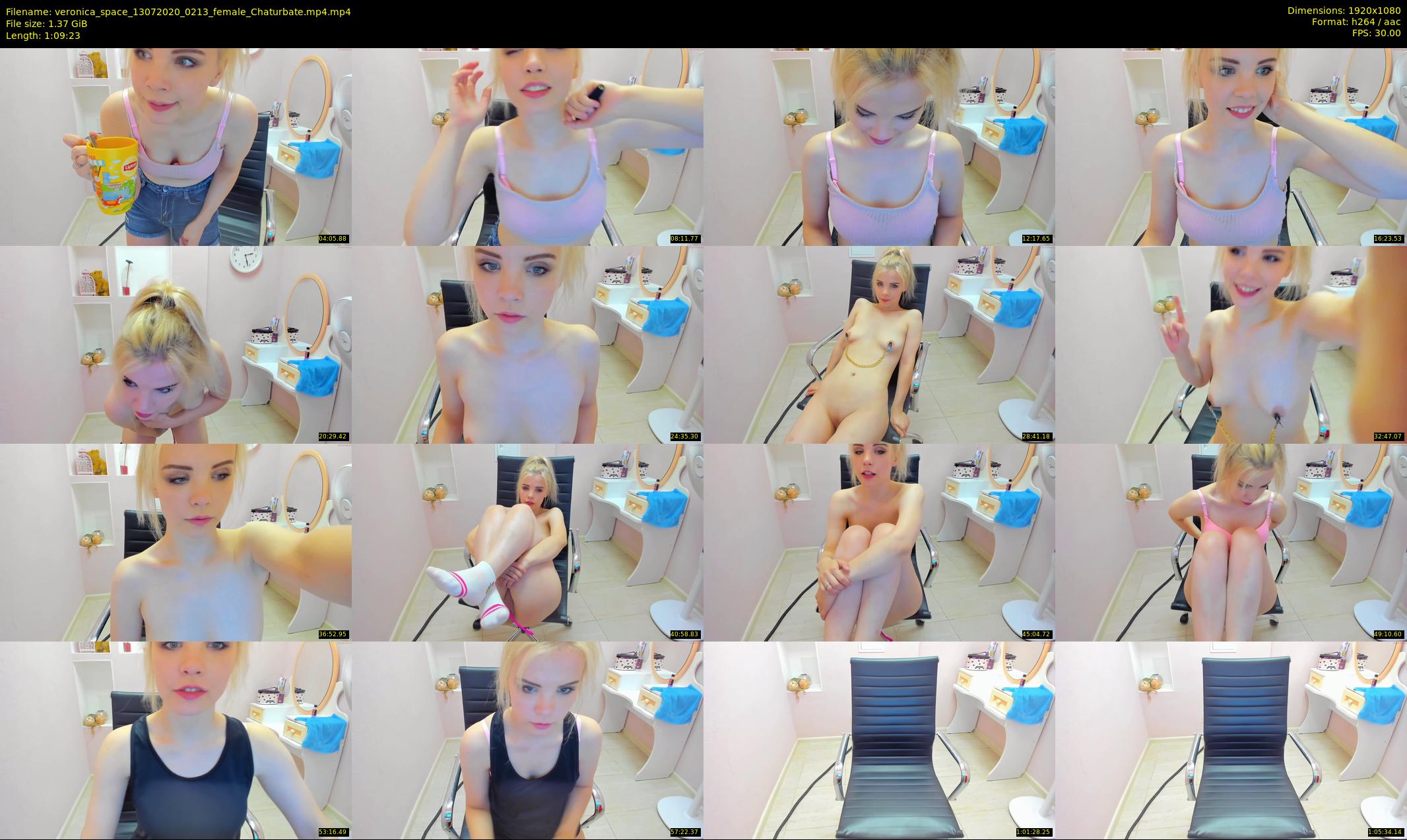 veronica_space — 70 minute Chaturbate female cam show recording, 1080p, Jul 13, 2020