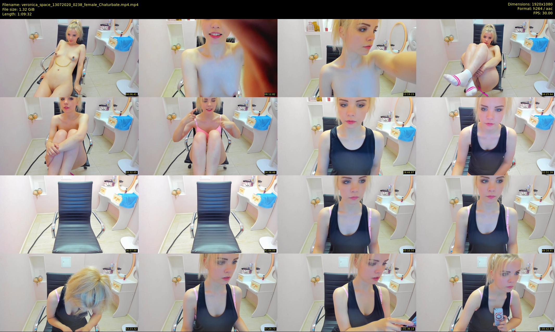 veronica_space — 70 minute Chaturbate female cam show recording, 1080p, Jul 13, 2020