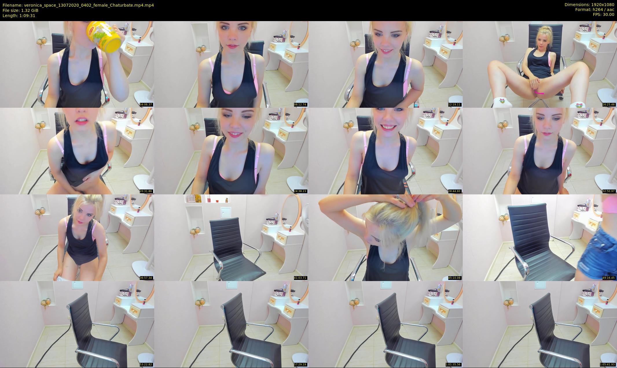 veronica_space — 70 minute Chaturbate female cam show recording, 1080p, Jul 13, 2020