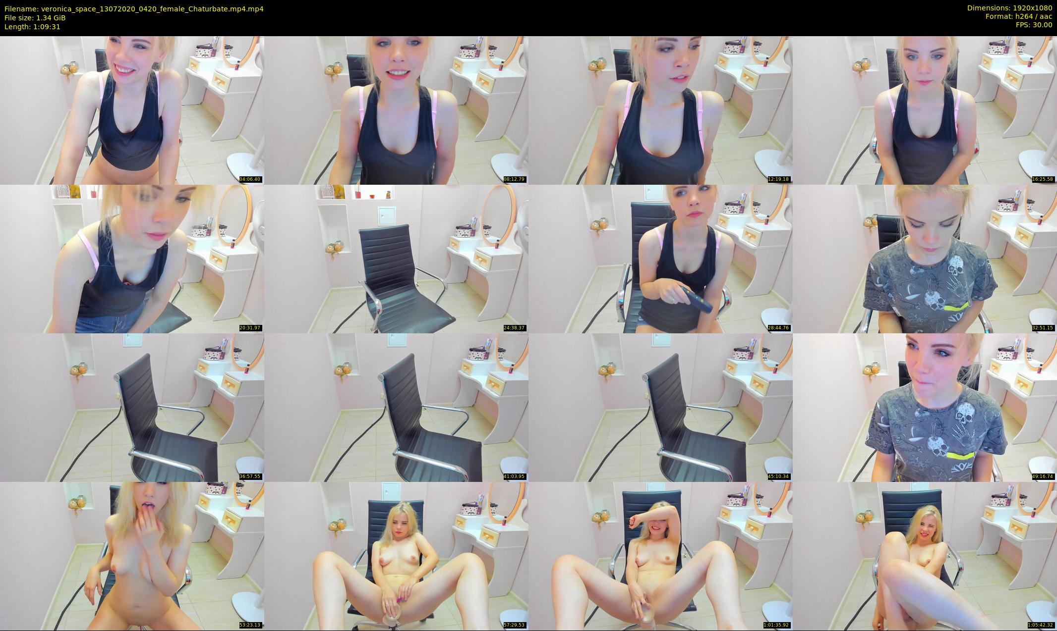 veronica_space — 70 minute Chaturbate female cam show recording, 1080p, Jul 13, 2020
