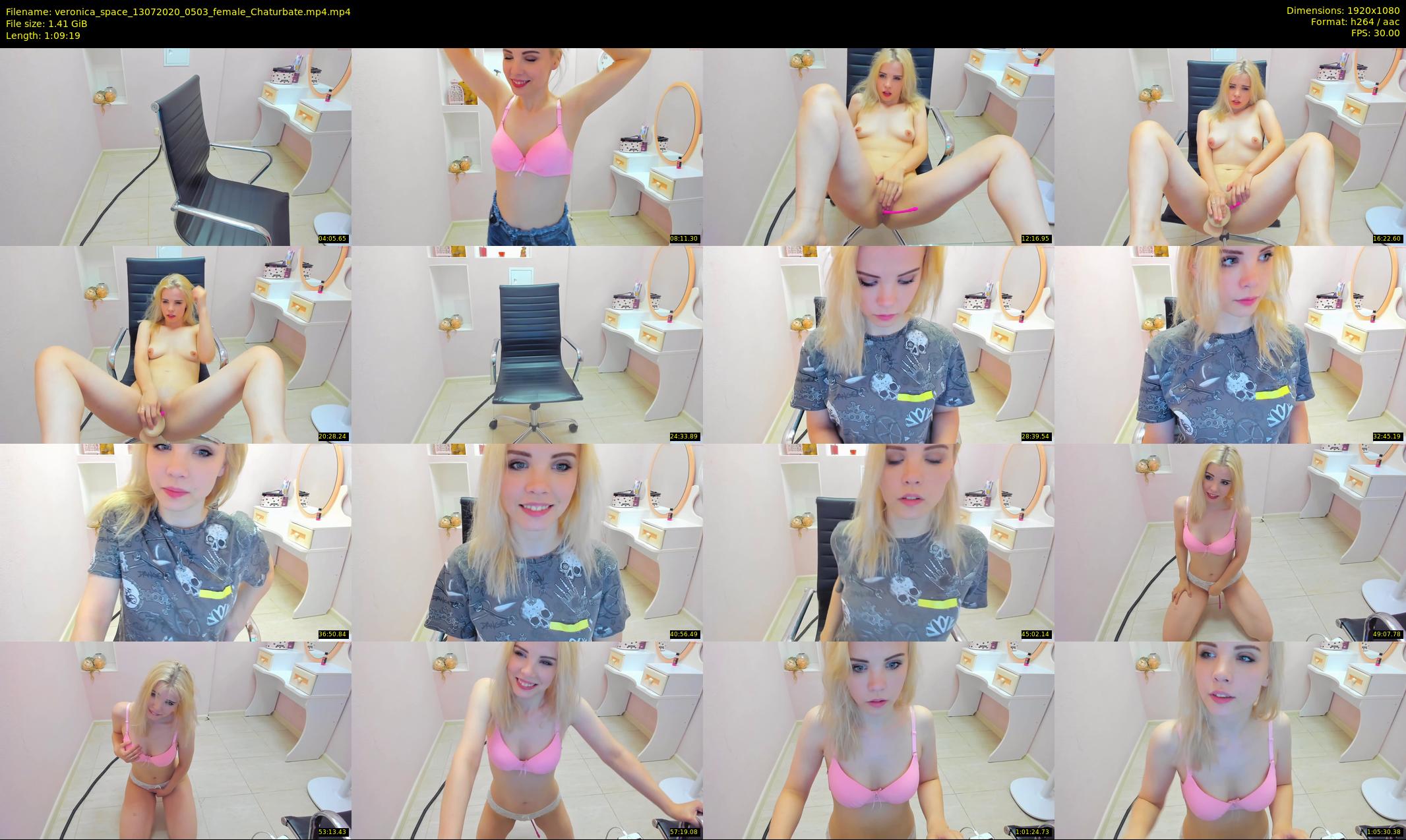 veronica_space — 70 minute Chaturbate female cam show recording, 1080p, Jul 13, 2020