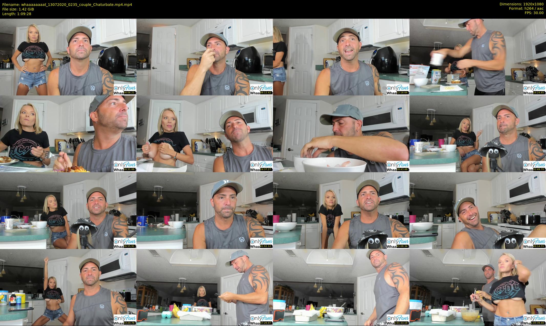 whaaaaaaaat — 70 minute Chaturbate couple cam show recording, 1080p, Jul 13, 2020