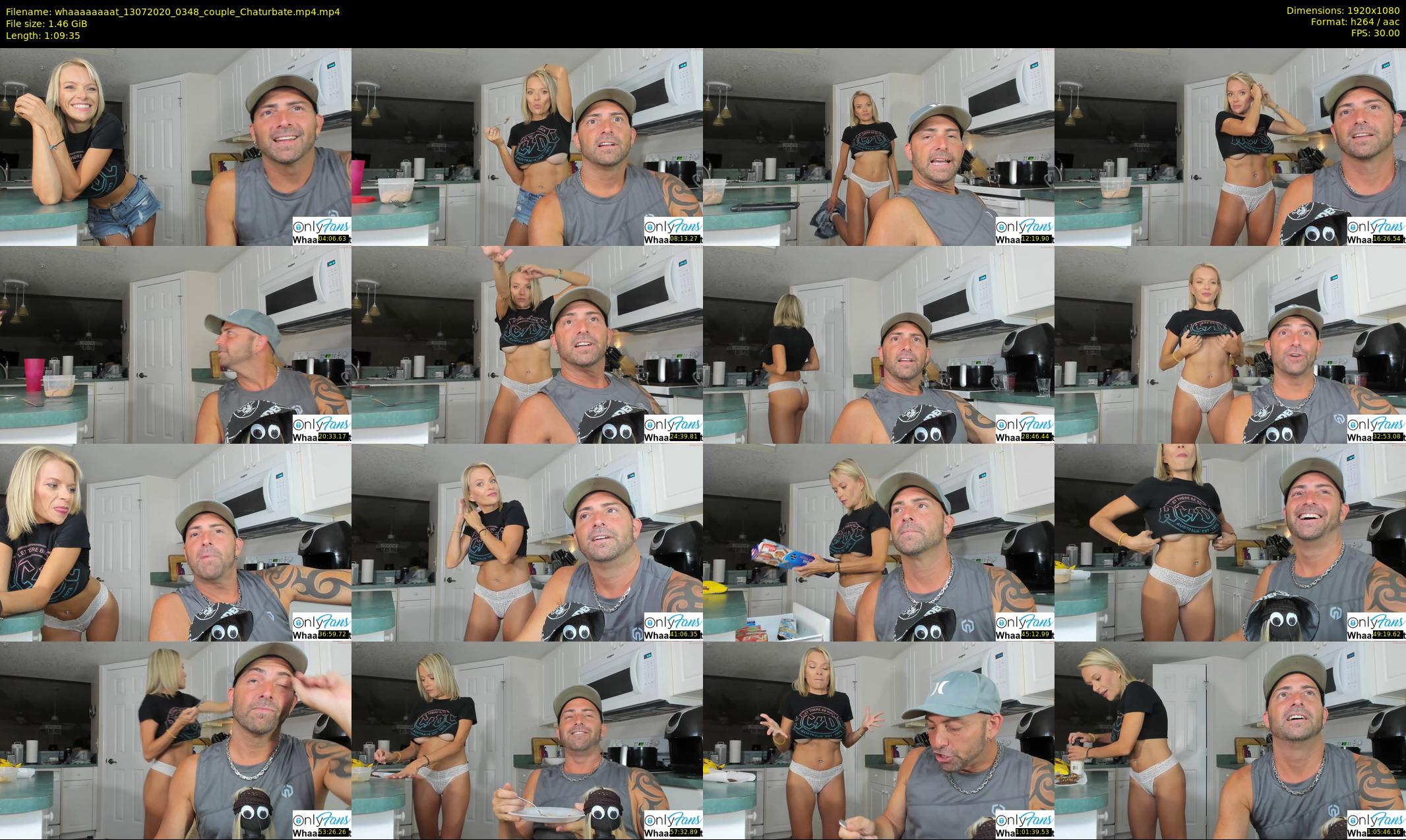 whaaaaaaaat — 70 minute Chaturbate couple cam show recording, 1080p, Jul 13, 2020