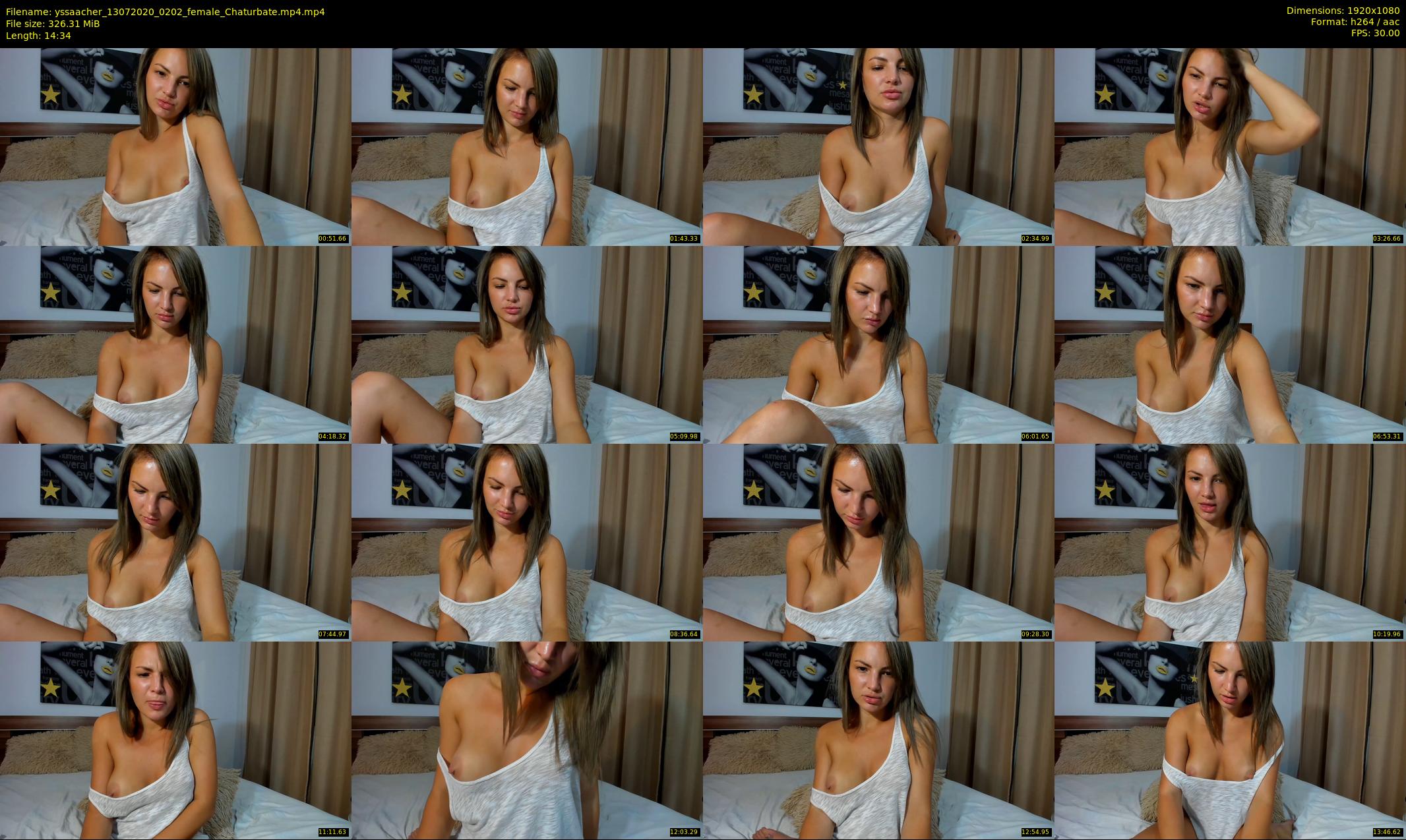 yssaacher — 15 minute Chaturbate female cam show recording, 1080p, Jul 13, 2020