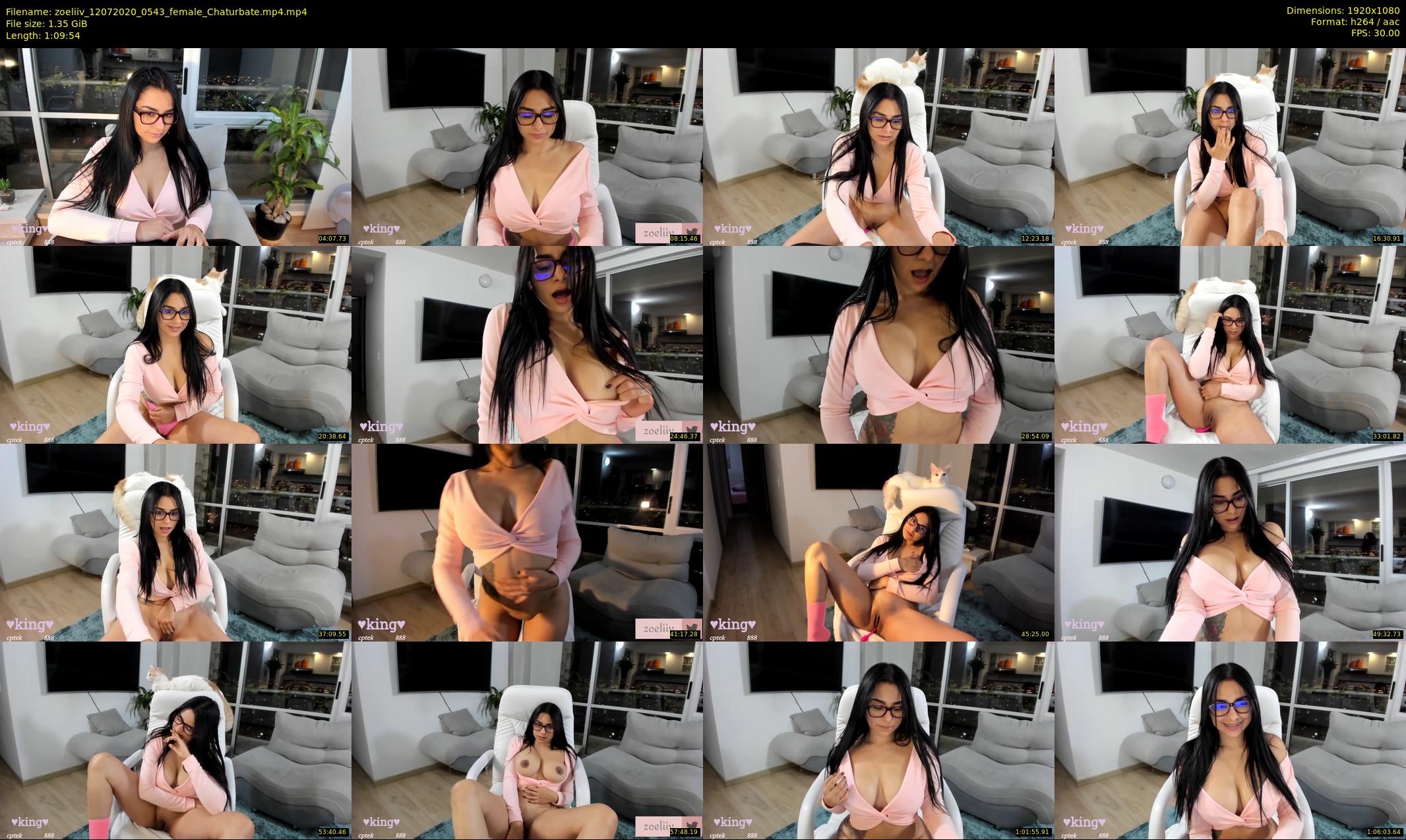 zoeliiv — 70 minute Chaturbate female cam show recording, 1080p, Jul 12, 2020