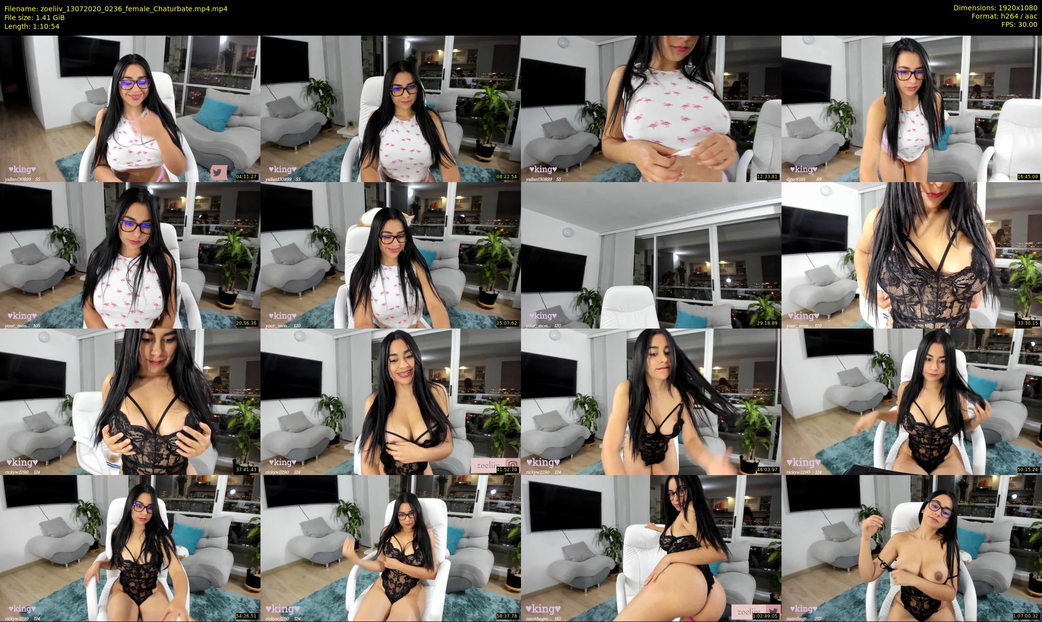 zoeliiv — 71 minute Chaturbate female cam show recording, 1080p, Jul 13, 2020