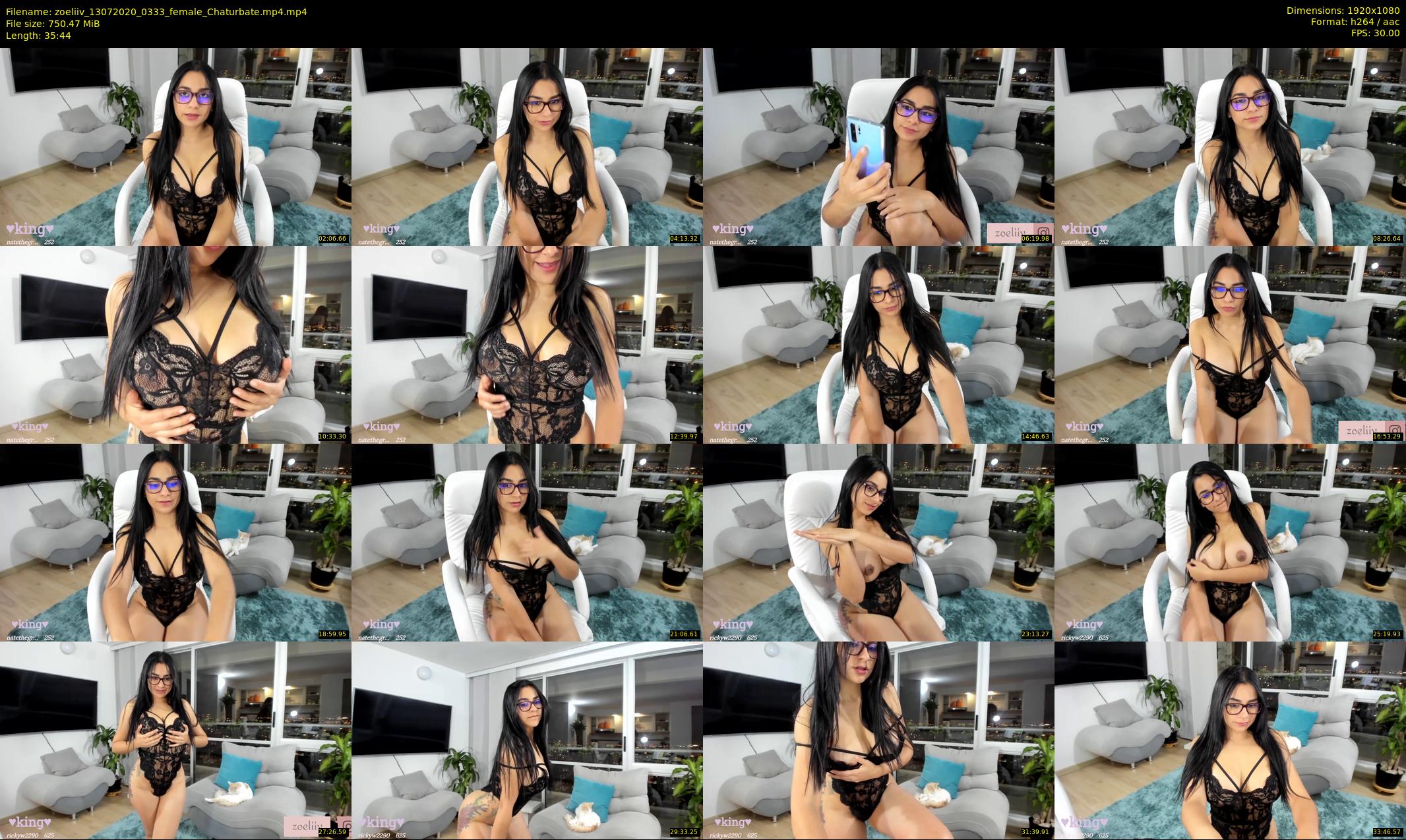 zoeliiv — 36 minute Chaturbate female cam show recording, 1080p, Jul 13, 2020