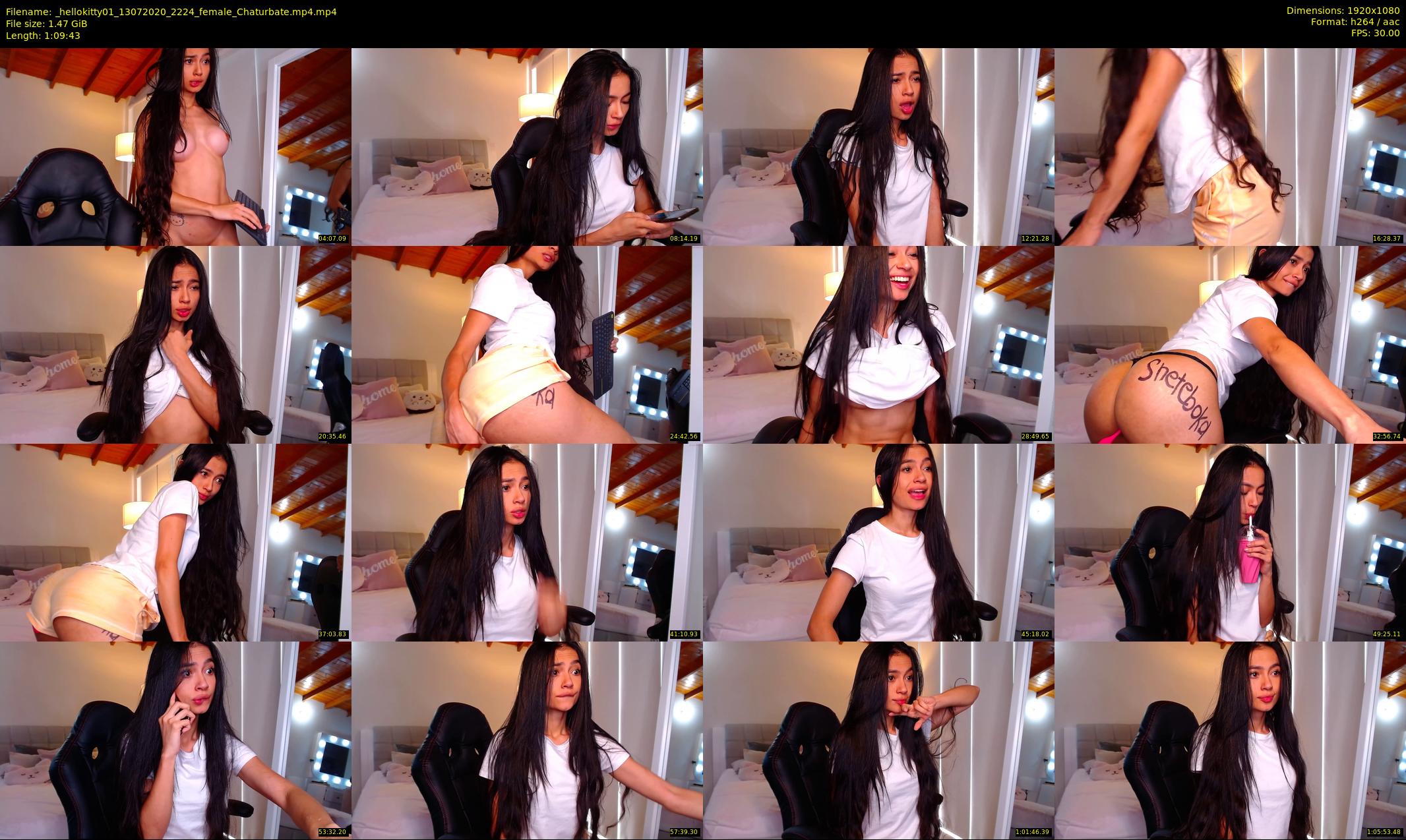 _hellokitty01 — 70 minute Chaturbate female cam show recording, 1080p, Jul 13, 2020