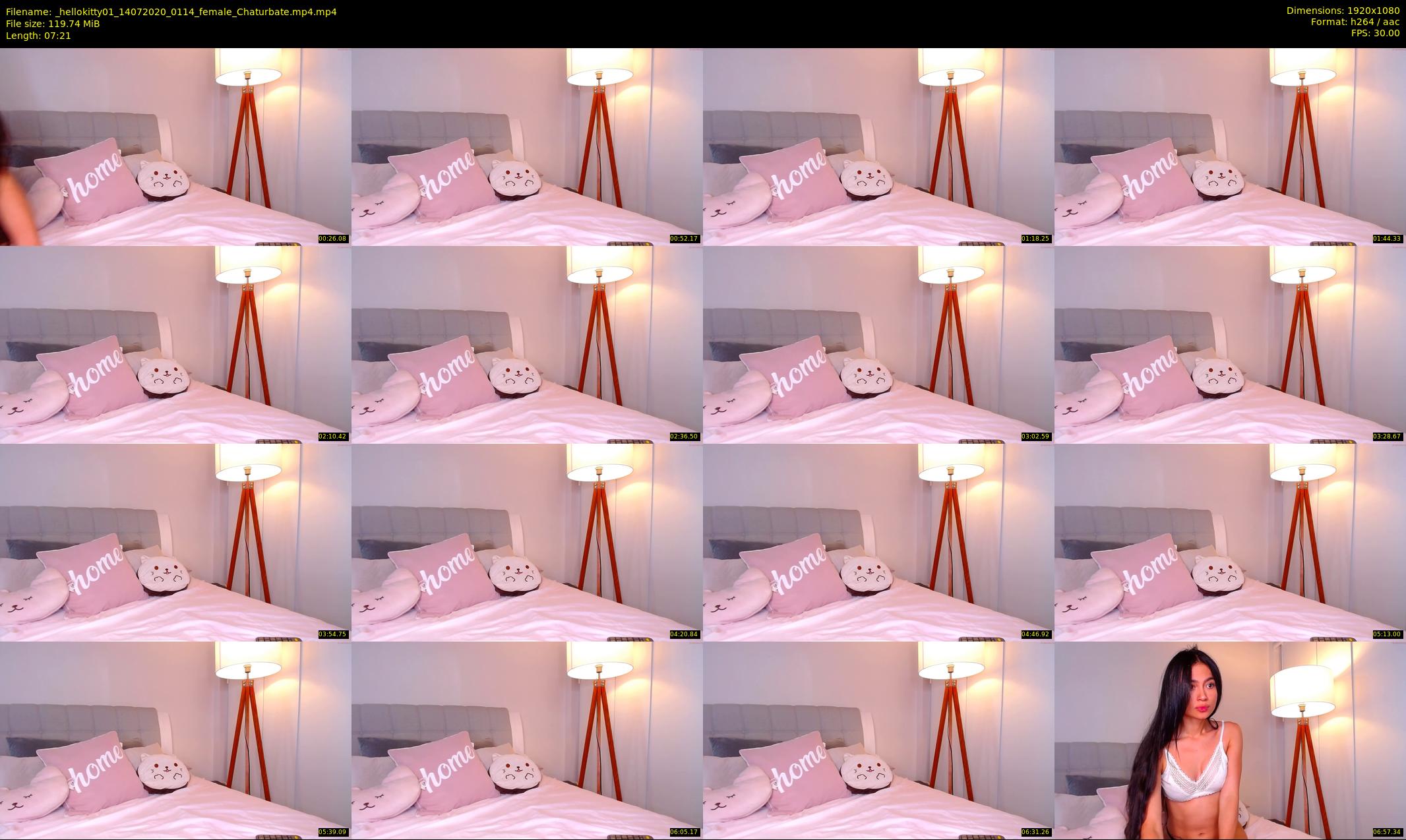 _hellokitty01 — 8 minute Chaturbate female cam show recording, 1080p, Jul 14, 2020